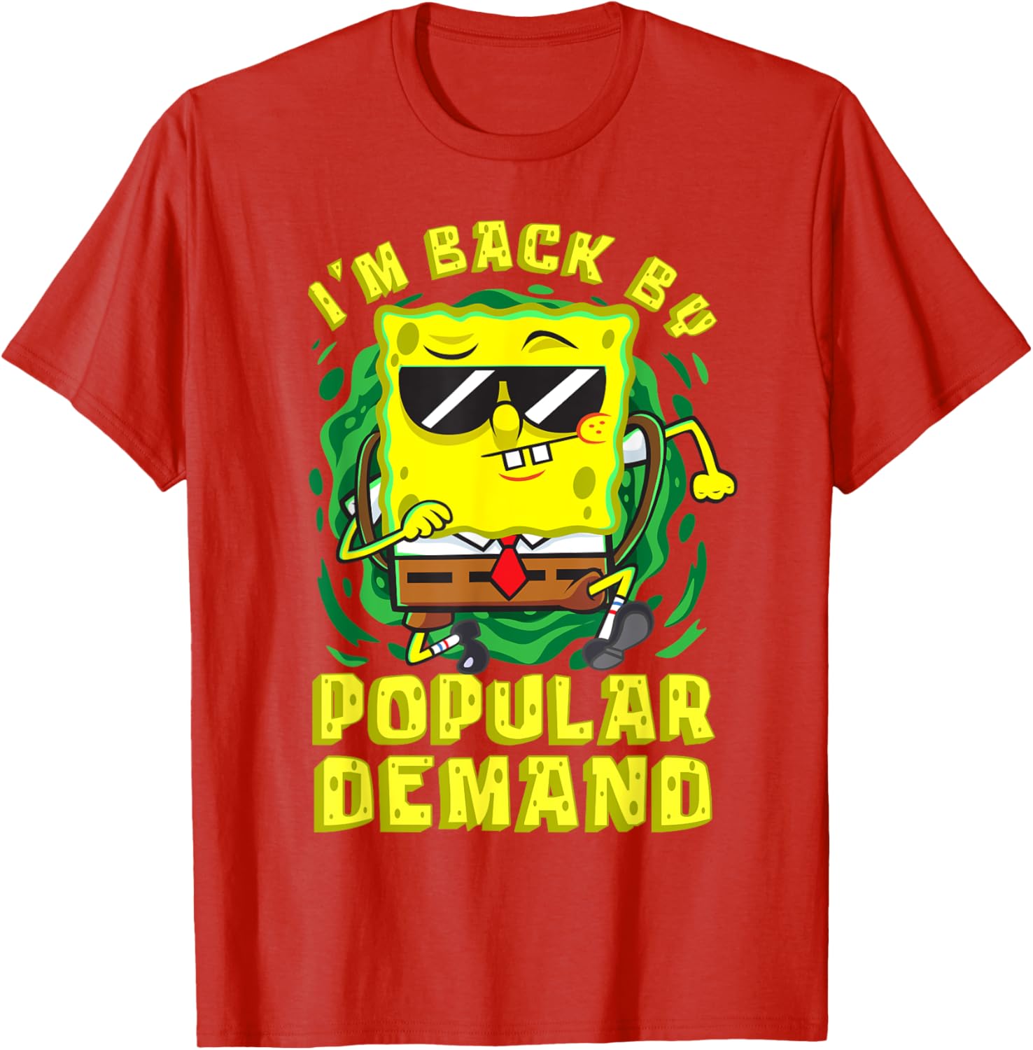 Mademark SpongeBob Im Back T-Shirt for School Fun Trending Apparel - 17