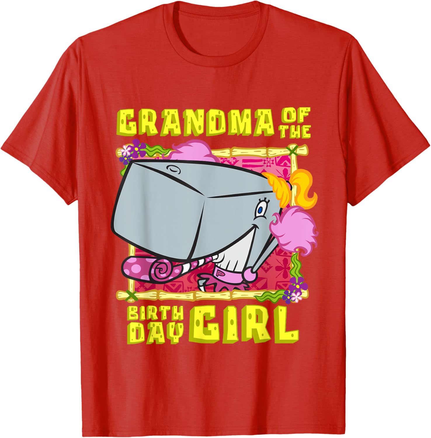 SpongeBob Pearl Grandma T-Shirt for Birthday Girls - Fun Grandmother Gift - 8