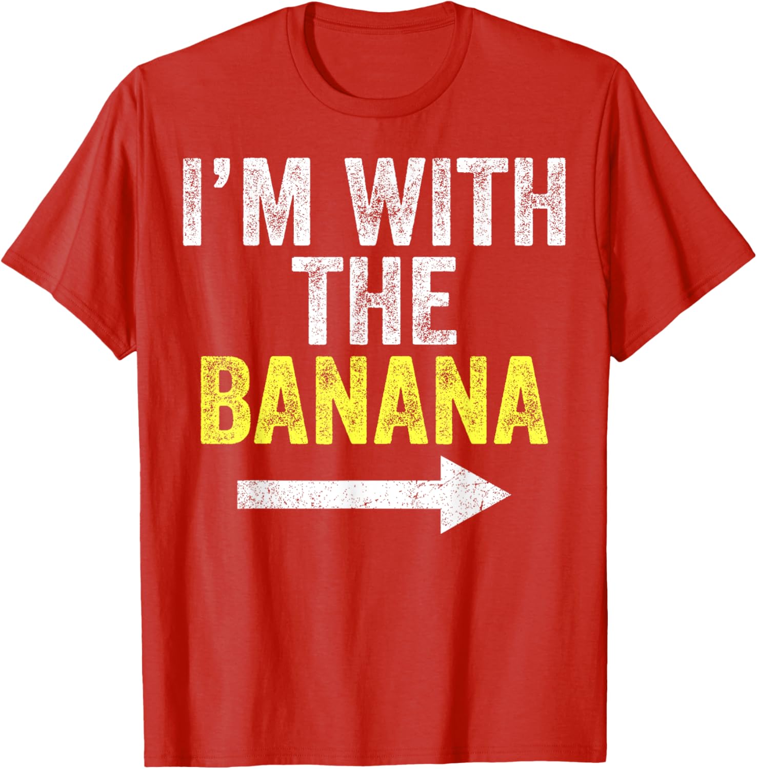 Adorable I'm With The Banana Costume Matching Couple T-Shirt - 24