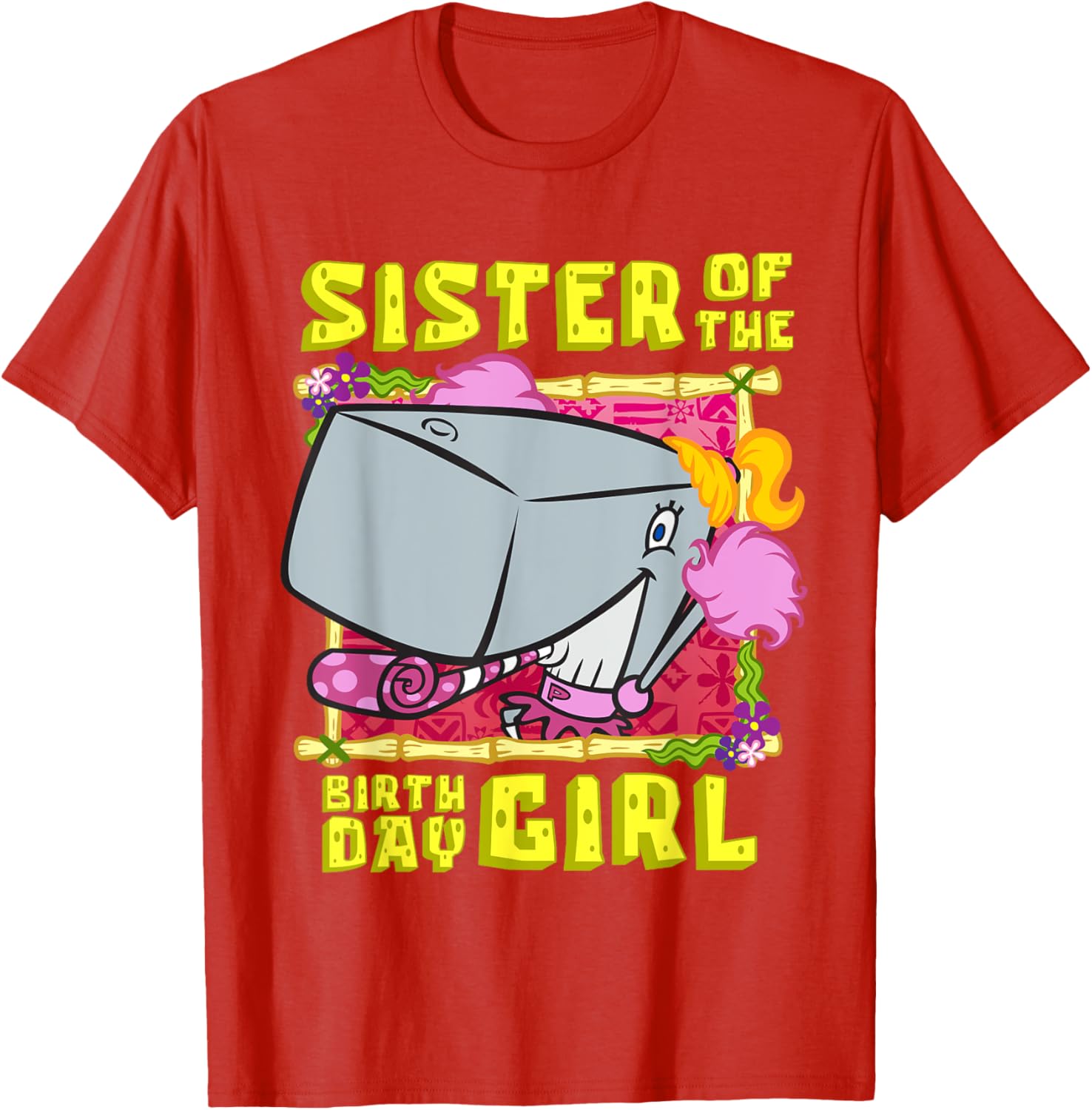 Mademark SpongeBob Pearl Sister Birthday Gift T-Shirt for Girls - 19