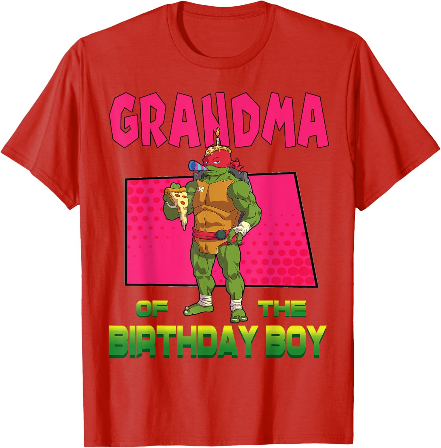Mademark Raphael Birthday Boy Pizza Party T-Shirt for Kids - 24