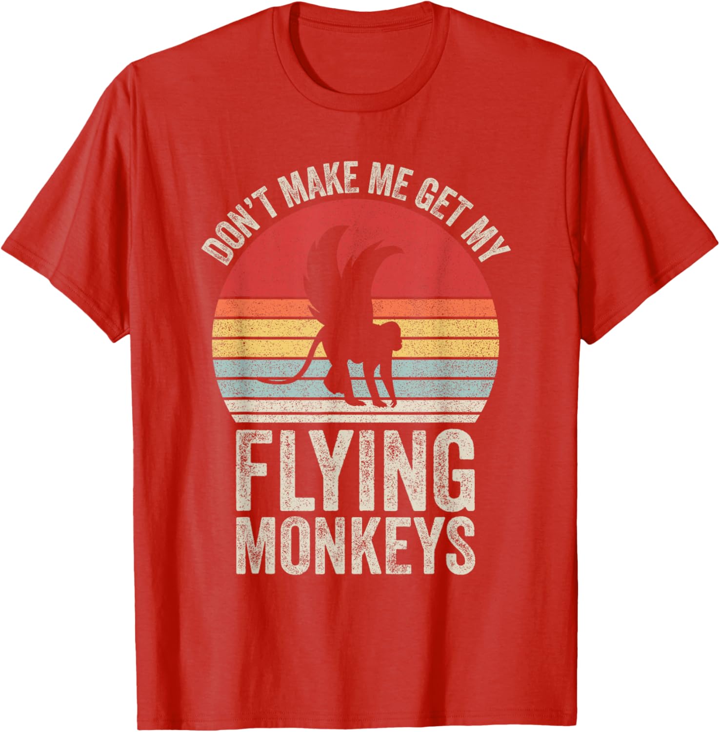 Vintage Retro Flying Monkeys T-Shirt for Fun Lovers and Gift Ideas - 9