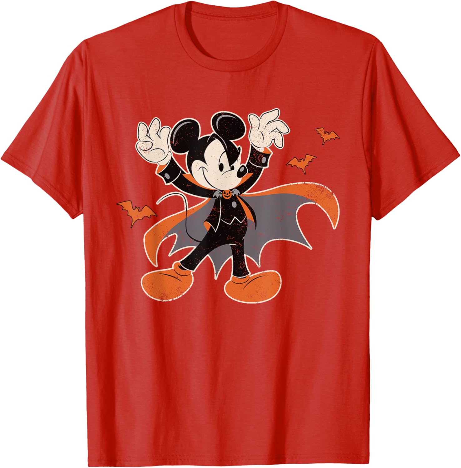 Disney Mickey Mouse Spooky Dracula Costume Halloween T-Shirt for Kids - 10