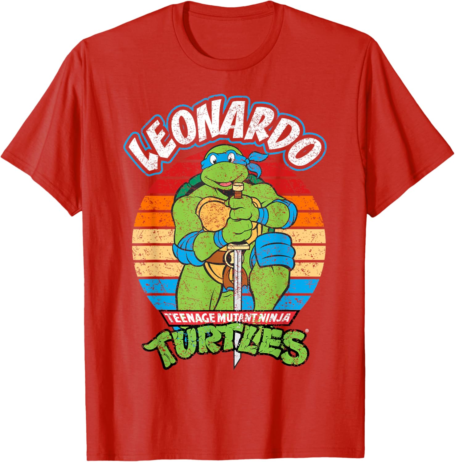 Teenage Mutant Ninja Turtles Leonardo Action T-Shirt for Fans - 11