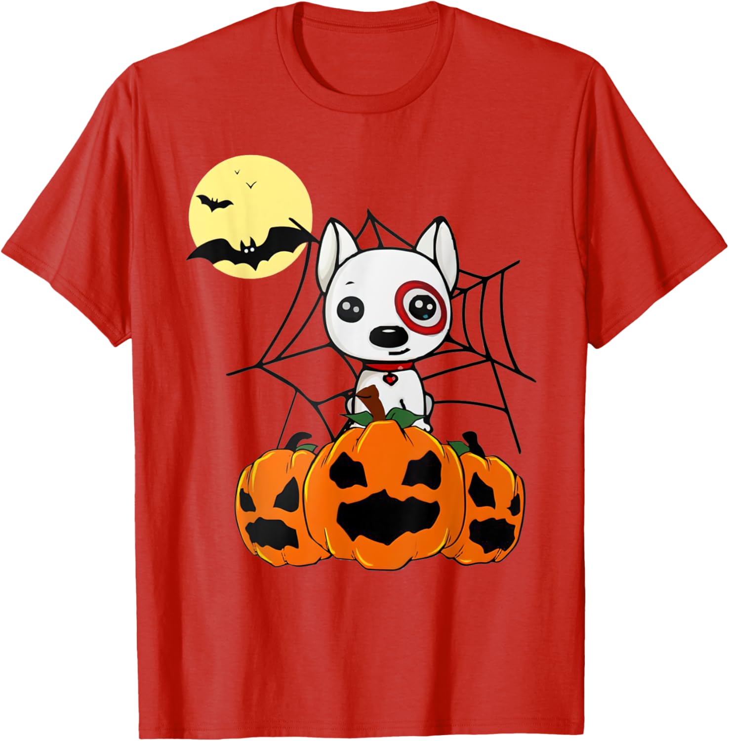 Halloween Bullseye Target Team Member Sticker T-Shirt for Fun Festivities - 4