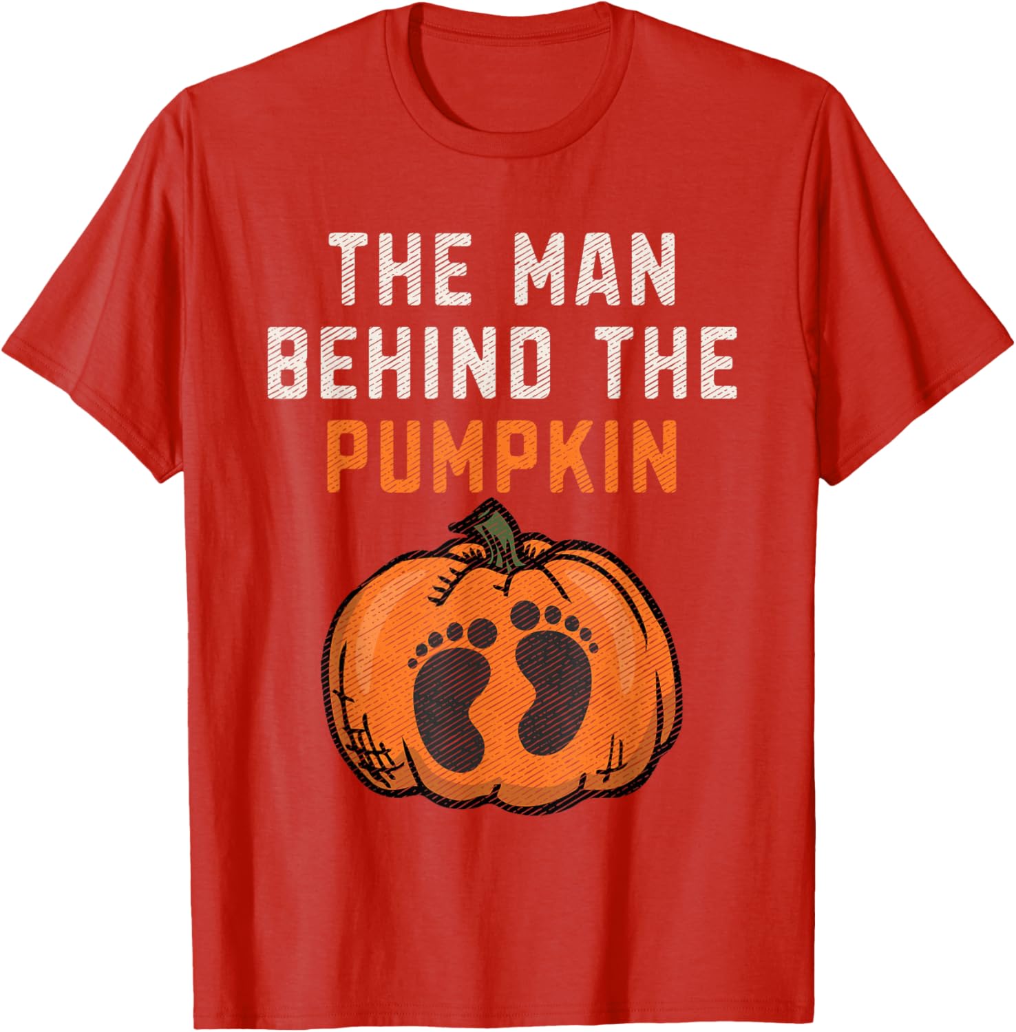 Funny Pumpkin Dad Halloween Pregnancy Reveal T-Shirt for Expecting Fathers - 16
