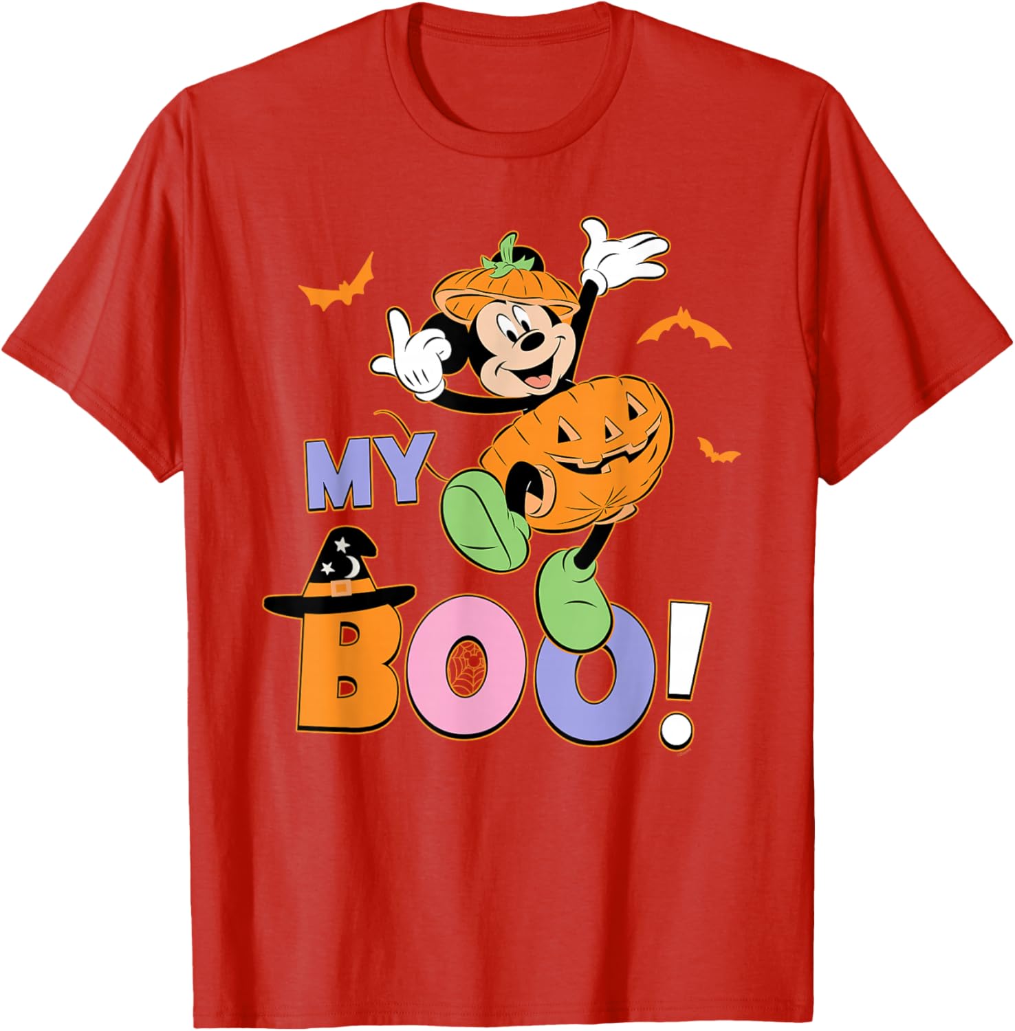 Disney Mickey Mouse My Boo Couples Halloween T-Shirt for Fun Halloween Style - 3