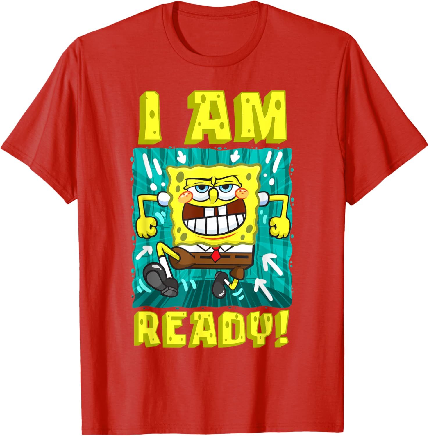 Mademark x SpongeBob SquarePants Funny Running T-Shirt for Kids - 13