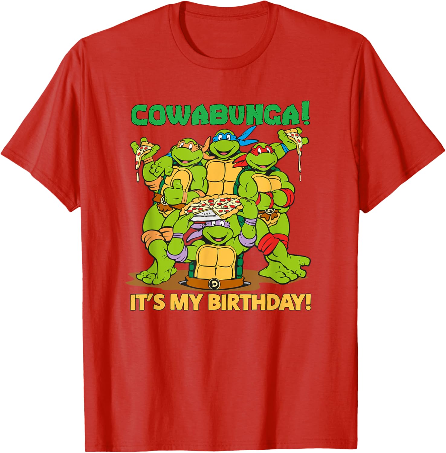 Mademark Teenage Mutant Ninja Turtles Birthday T-Shirt for Kids - 11