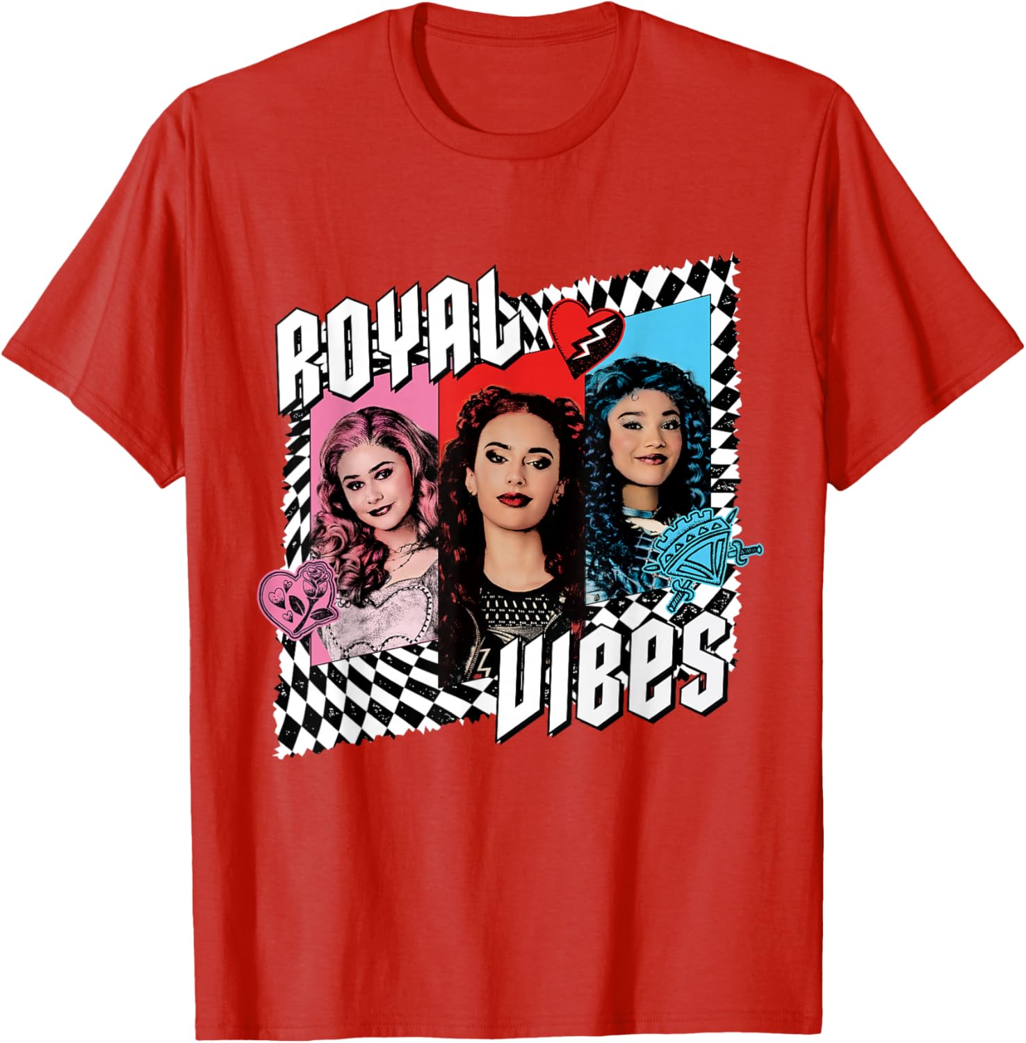 Disney Descendants 4 Trio Royal Vibes T-Shirt for Kids and Teens - 15