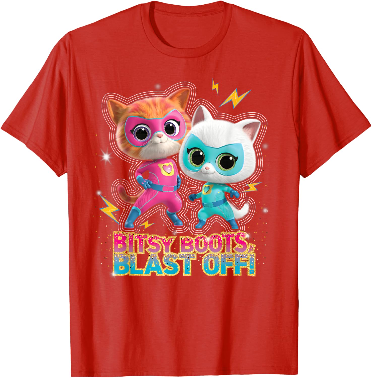 Disney Junior SuperKitties Ginny and Bitsy Blast Off T-Shirt for Kids - 2