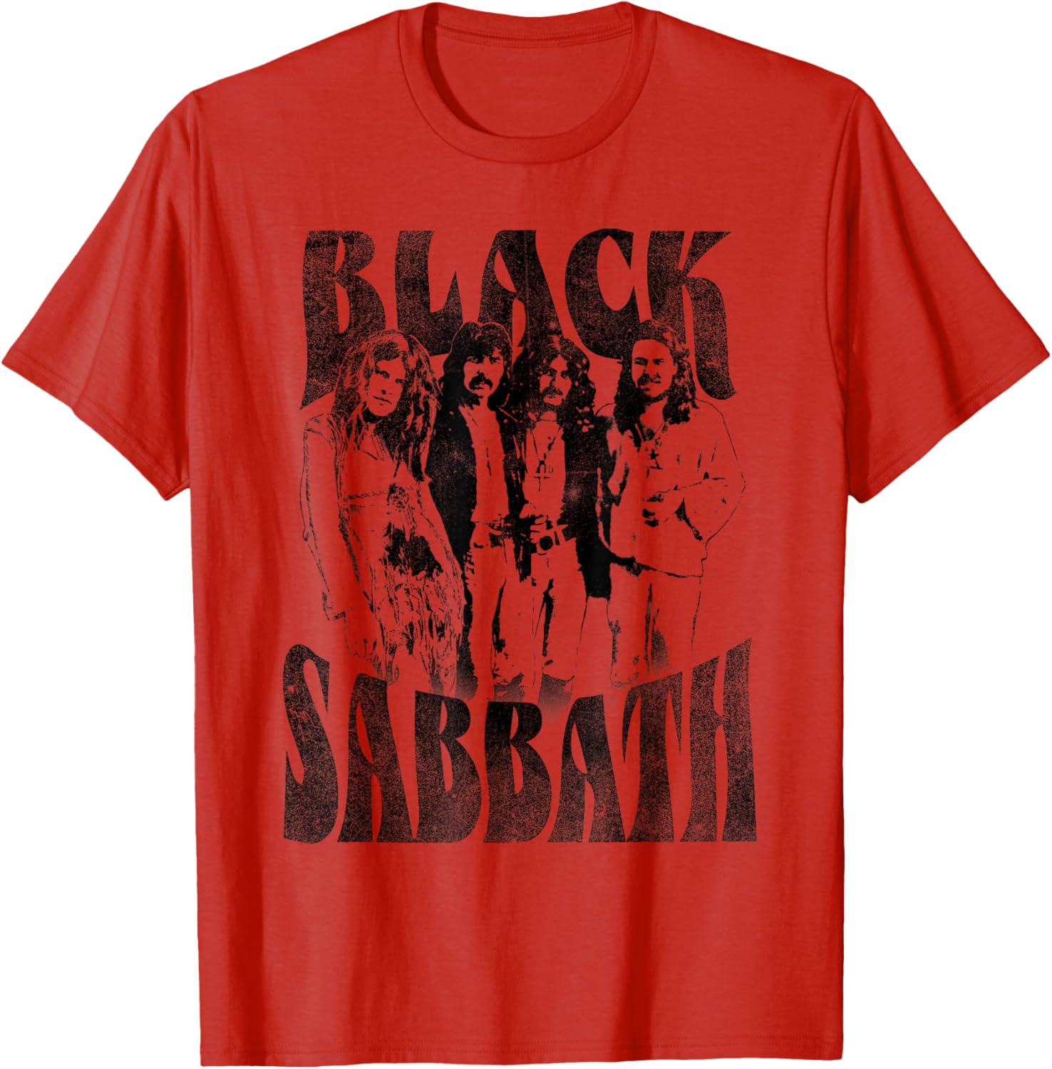 Official Black Sabbath Group Photo T-Shirt for Music Fans and Collectors - 1