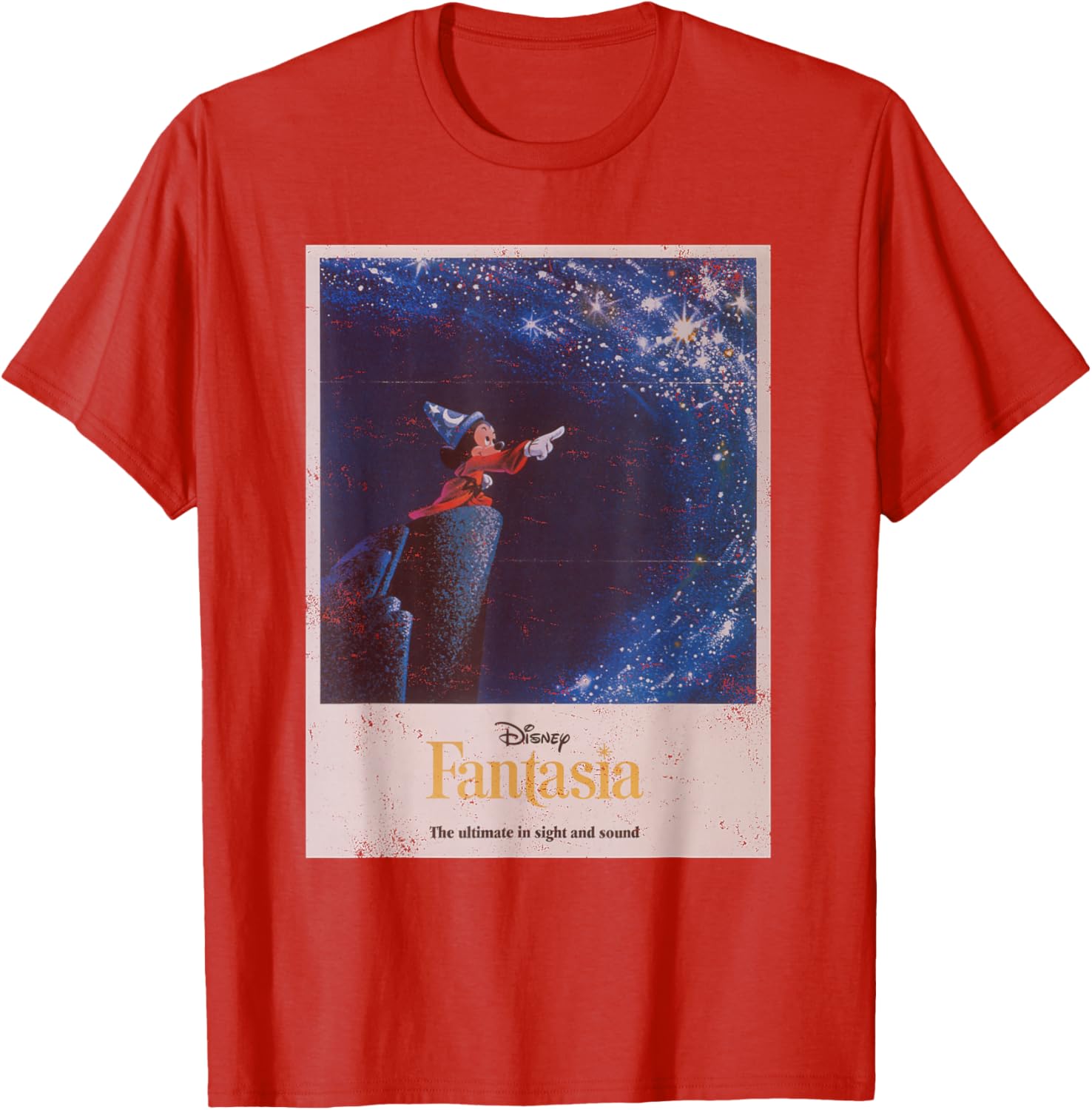 Disney Mickey Mouse Fantasia Retro Poster T-Shirt for Fans and Collectors - 23