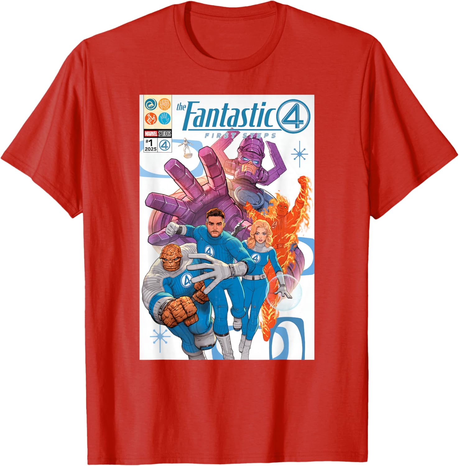 Marvel Fantastic Four Comic Book Cover Art T-Shirt for Fans and Collectors - 27
