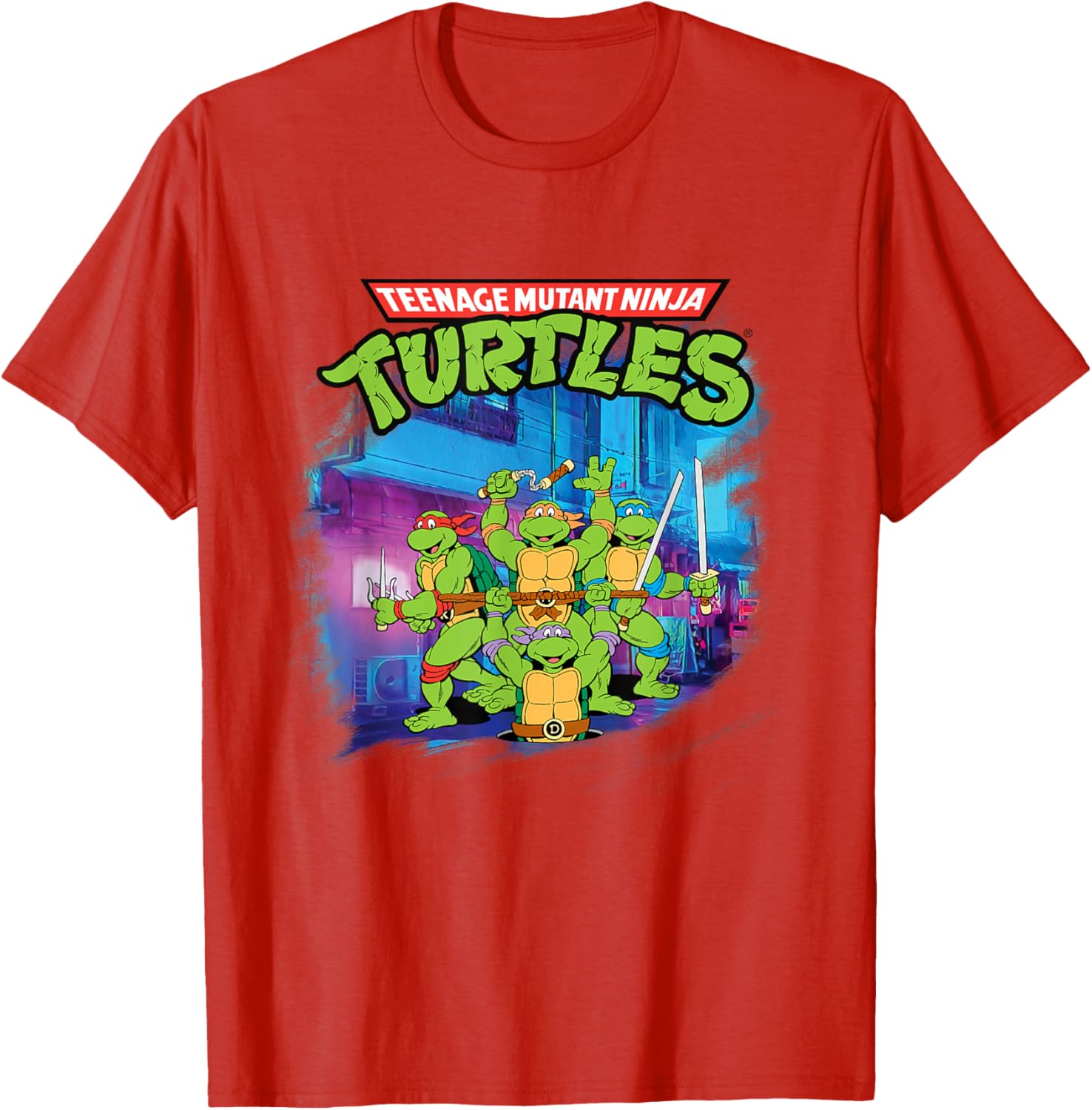 Mademark TMNT Classic Team T-Shirt for Fans of Teenage Mutant Ninja Turtles - 9