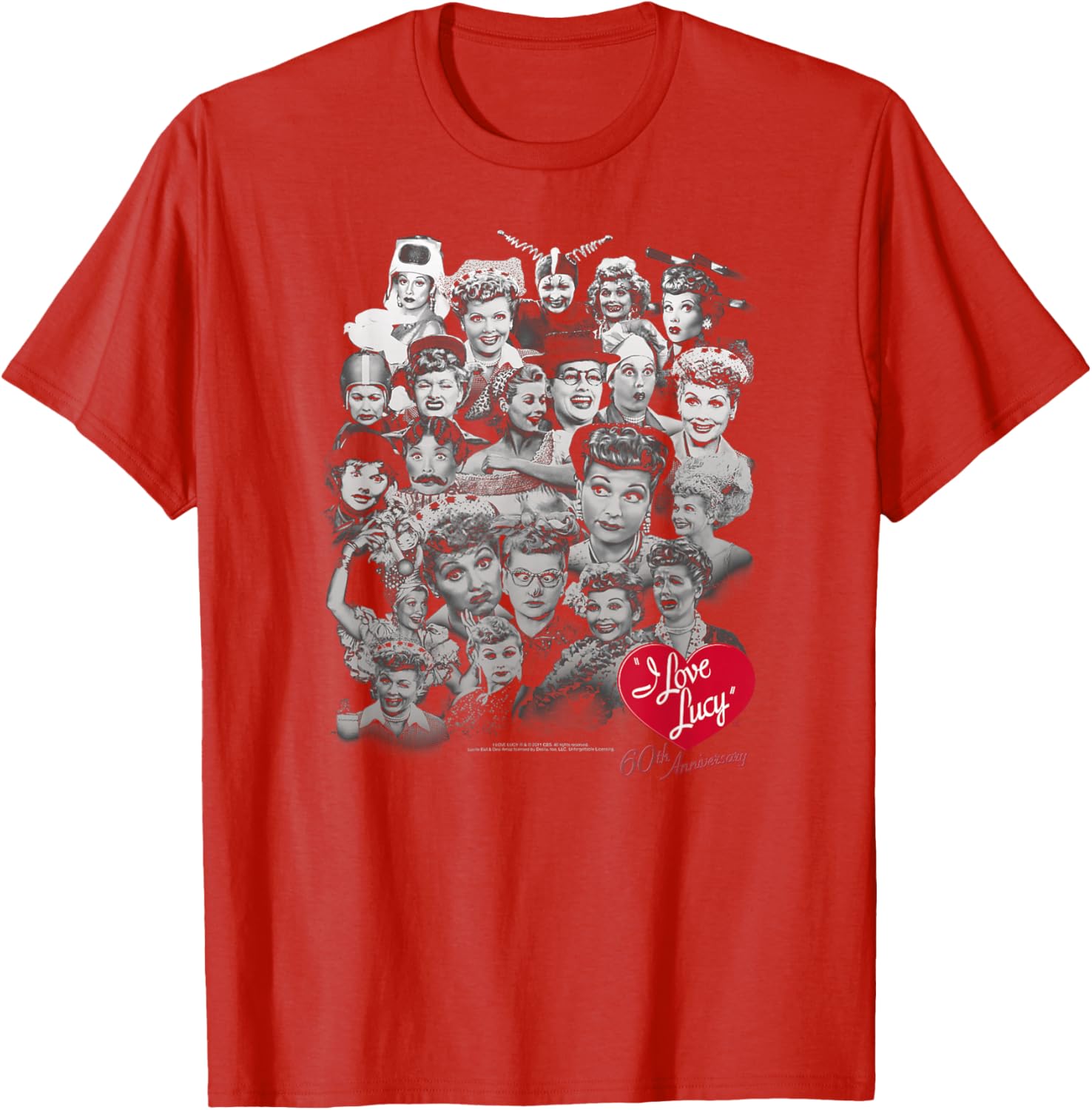 I Love Lucy 60 Years of Fun T-Shirt for Fans and Collectors - 4