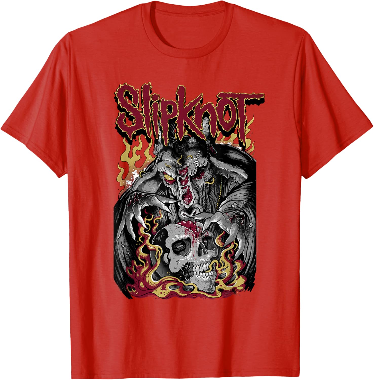 Slipknot Brain Reaper T-Shirt for Fans of Unique Rock Apparel - 5