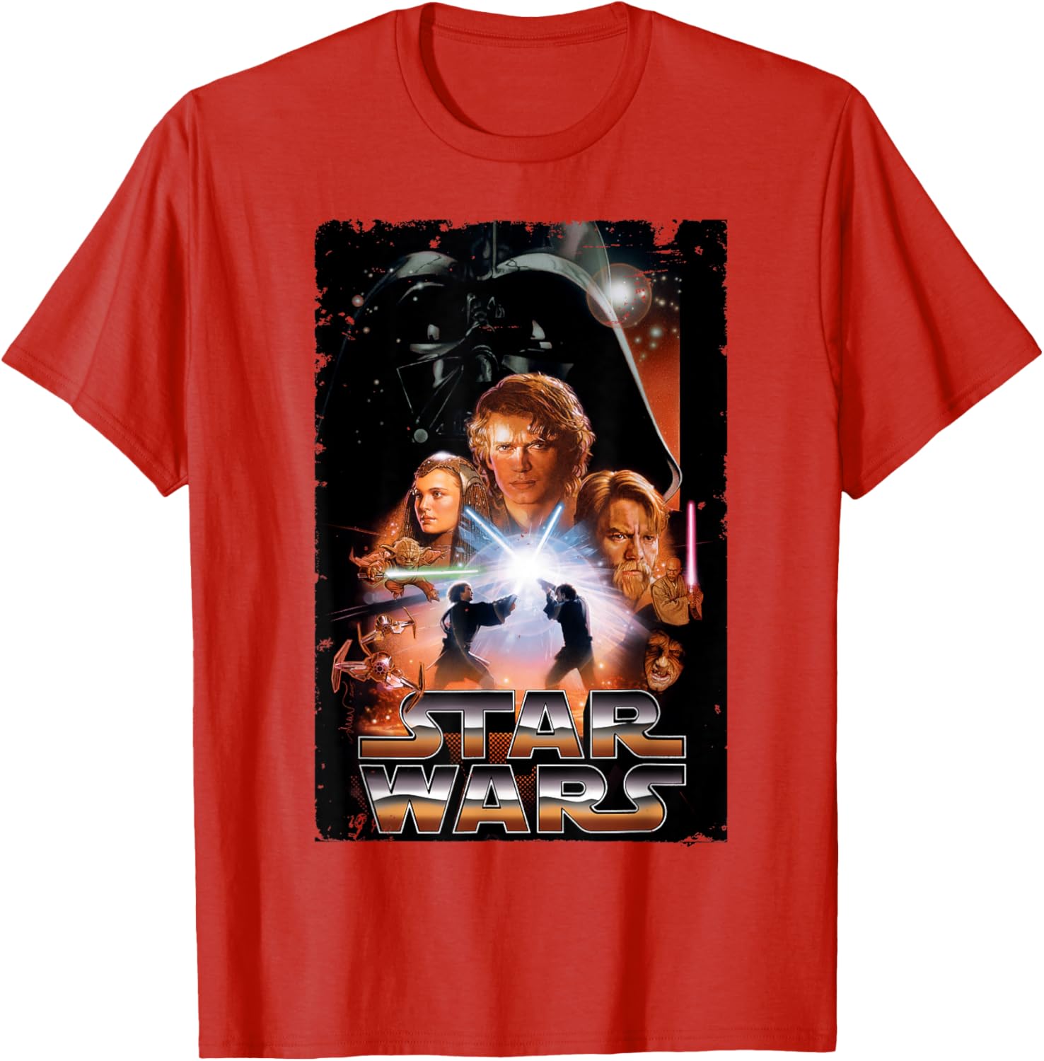 Vintage Star Wars Revenge of the Sith T-Shirt for Disney Fans - 8