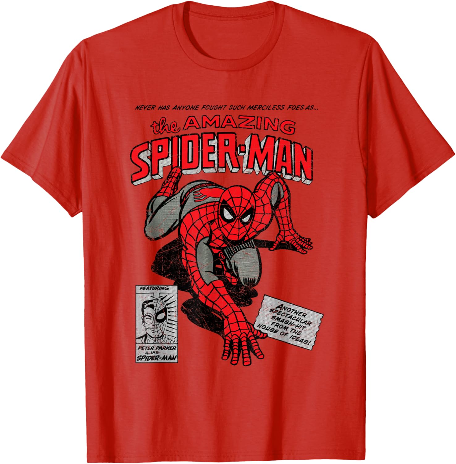 Marvel Spider-Man Retro Comic T-Shirt for Comic Book Fans - 16