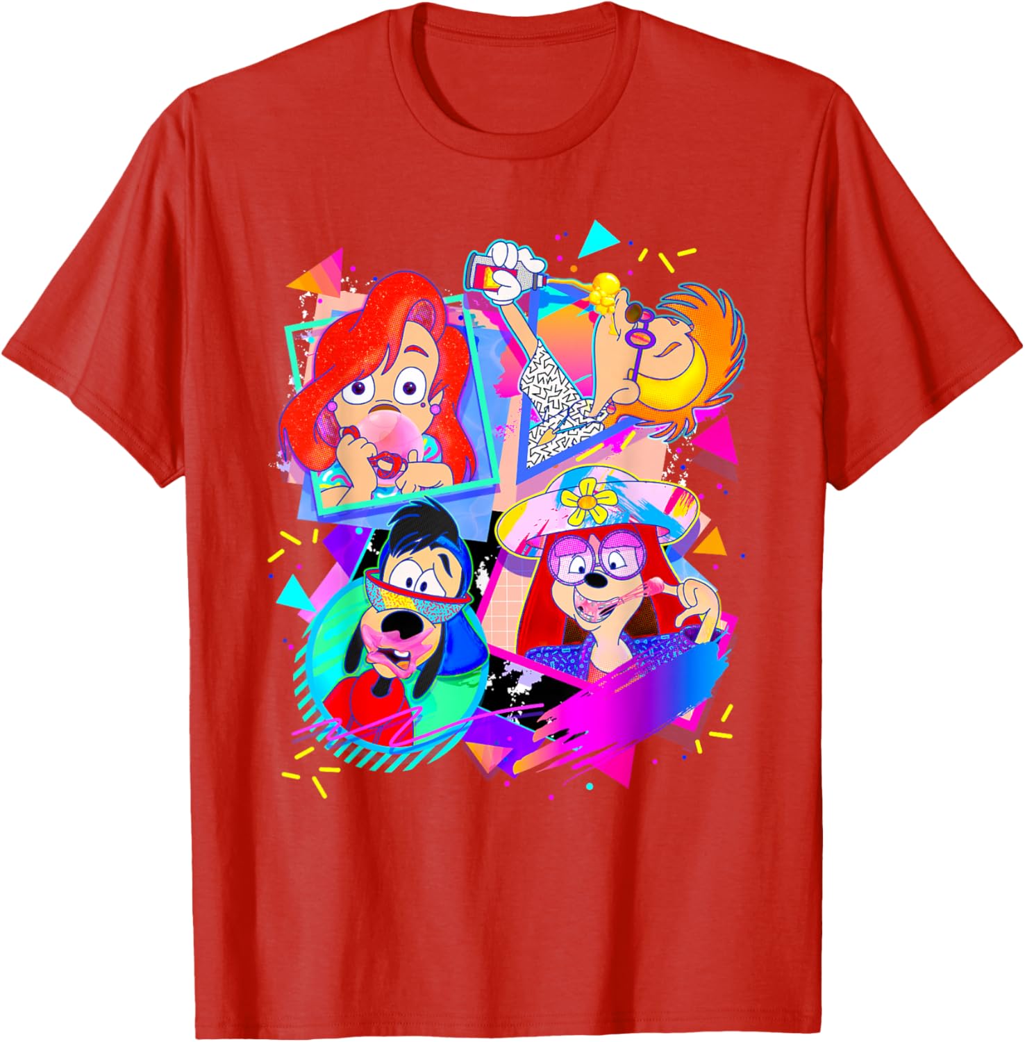 Disney A Goofy Movie Bubble Gum Retro T-Shirt for 90s Fans - 3