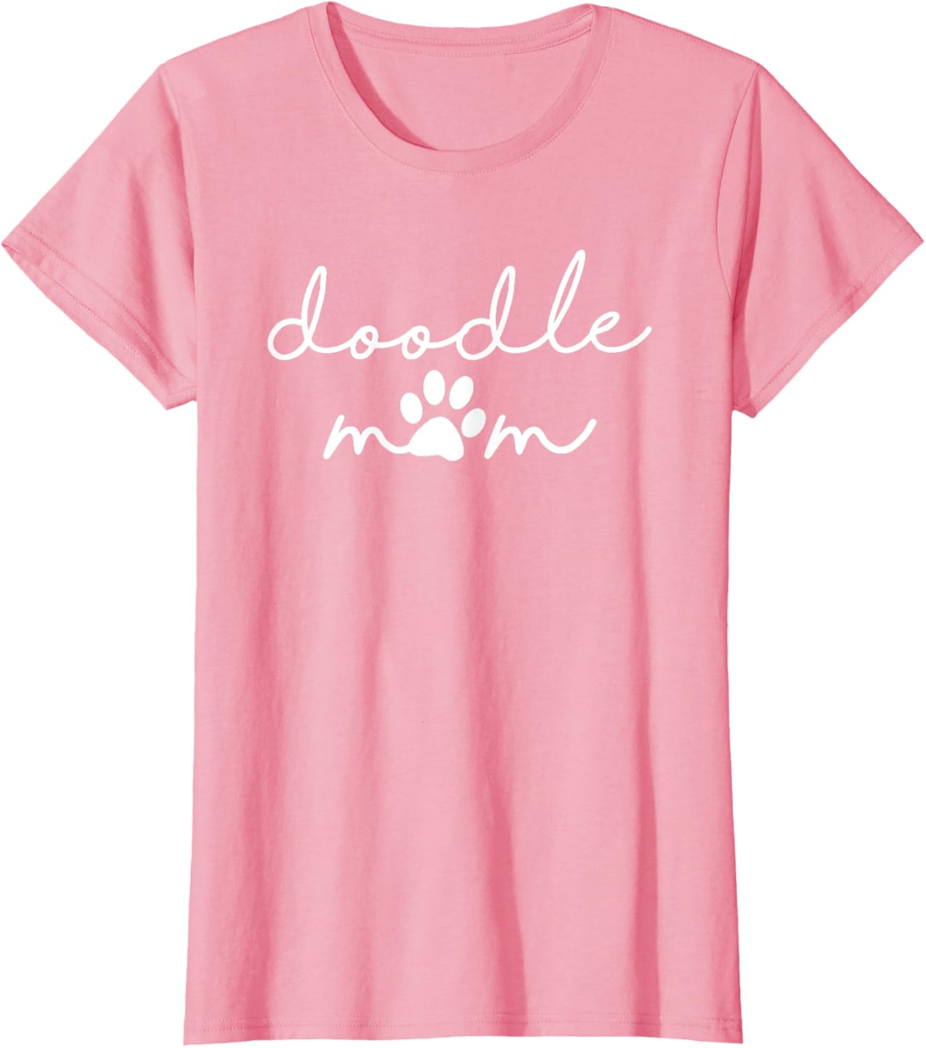 Golden Doodle Mom Mini Labradoodle Goldendoodle Pawprint T-Shirt for Women - 5