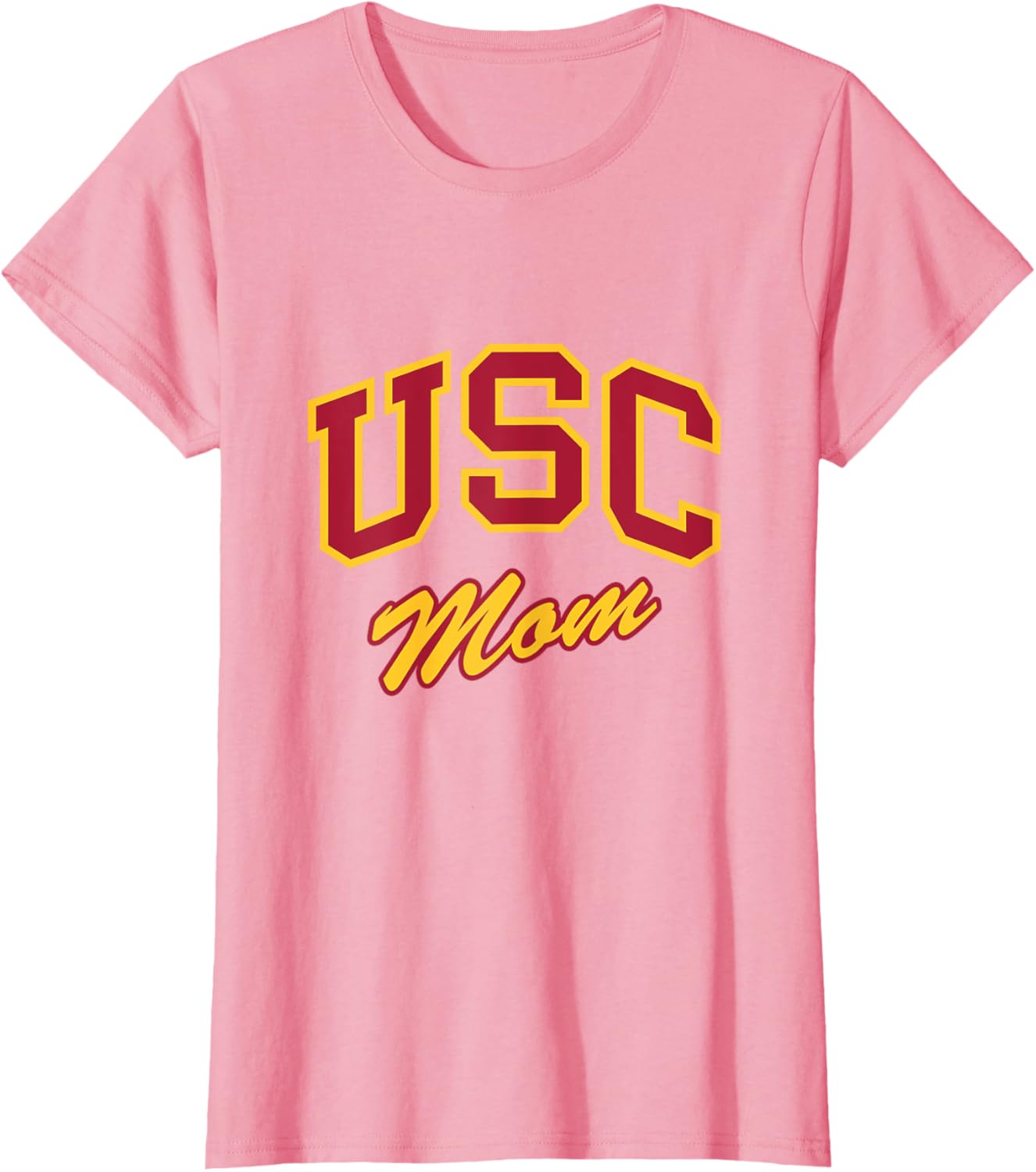 USC Mom Retro Script T-Shirt Perfect for Sports and Outdoor Activities - 5