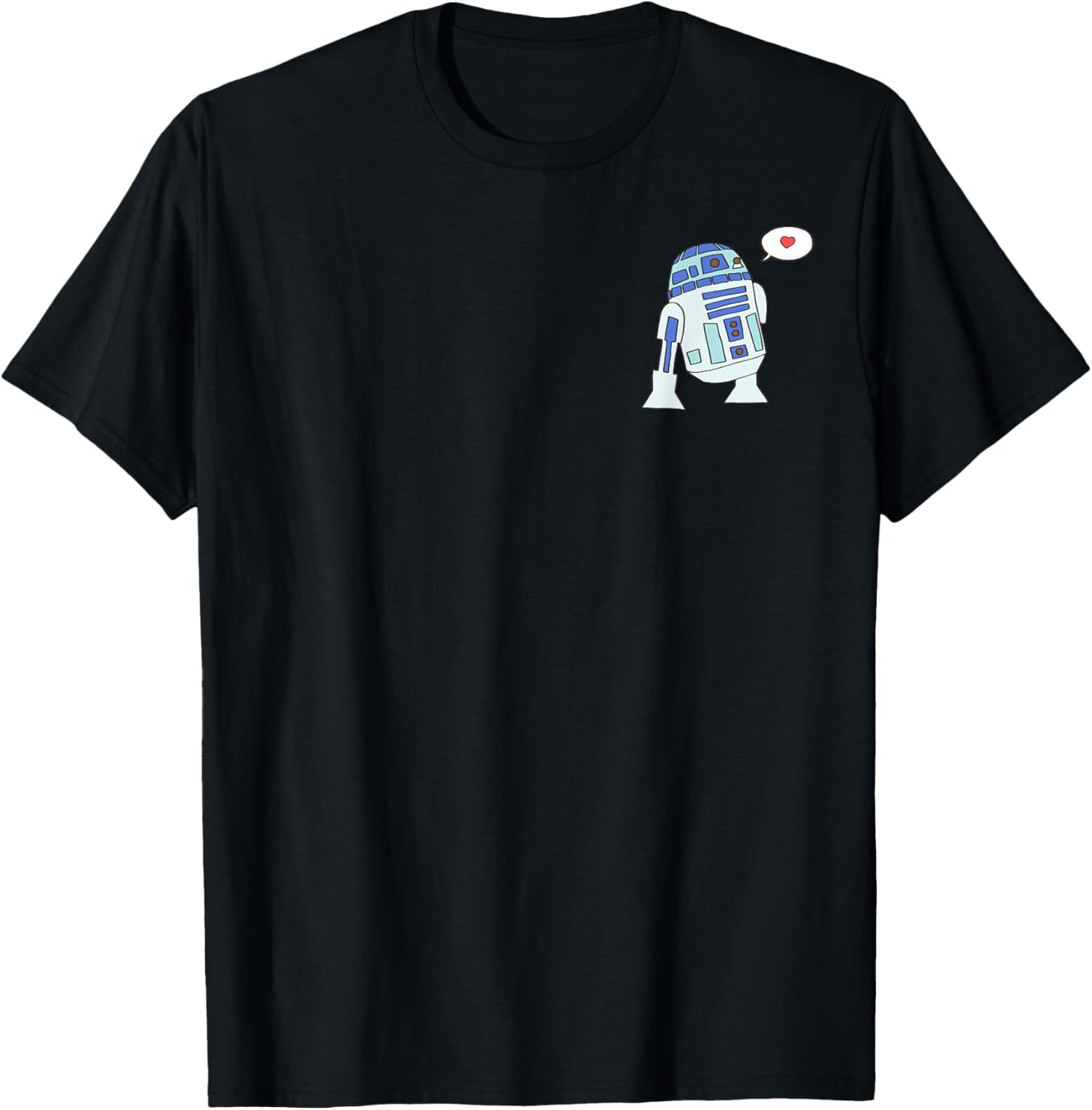 Fun R2-D2 Valentine's Day T-Shirt for Star Wars Fans - Amazon Essentials - 2