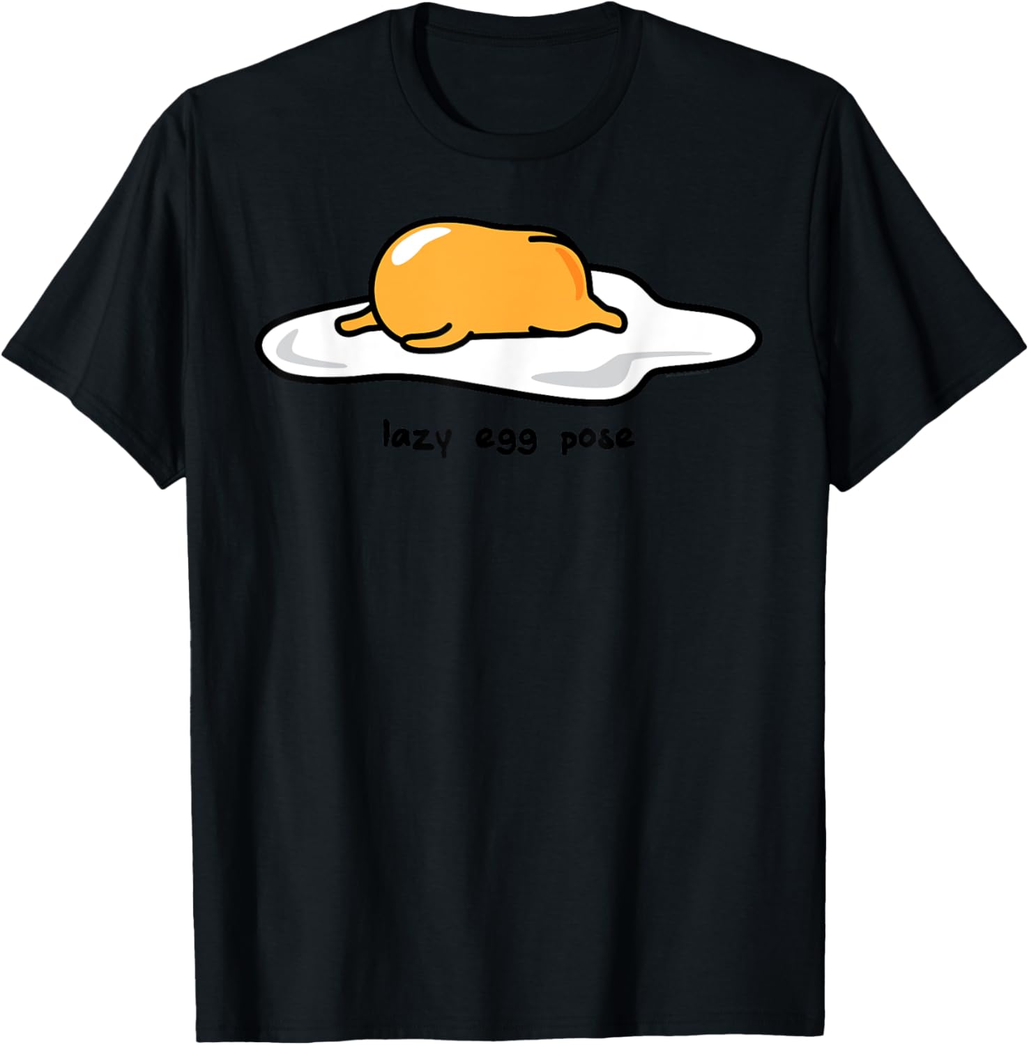Gudetama Lazy Egg Yoga Pose T-Shirt for Fun and Comfort Lovers - 8