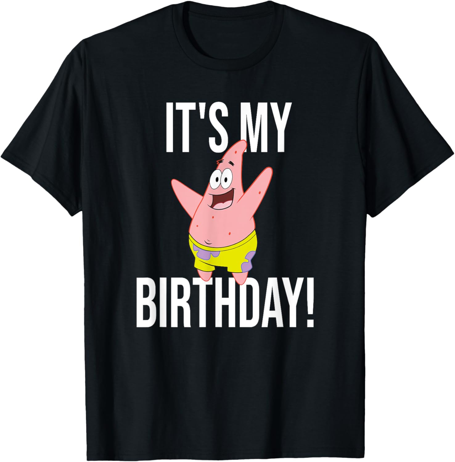 Mademark Birthday T-Shirt Featuring Patrick Star from SpongeBob SquarePants - 2