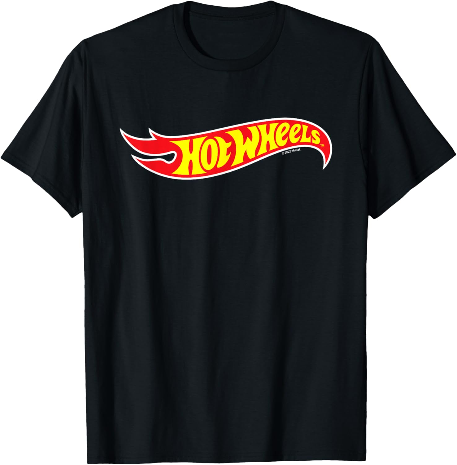 Hot Wheels Logo T-Shirt for Boys Unisex Classic Fit Short Sleeve Black - 7