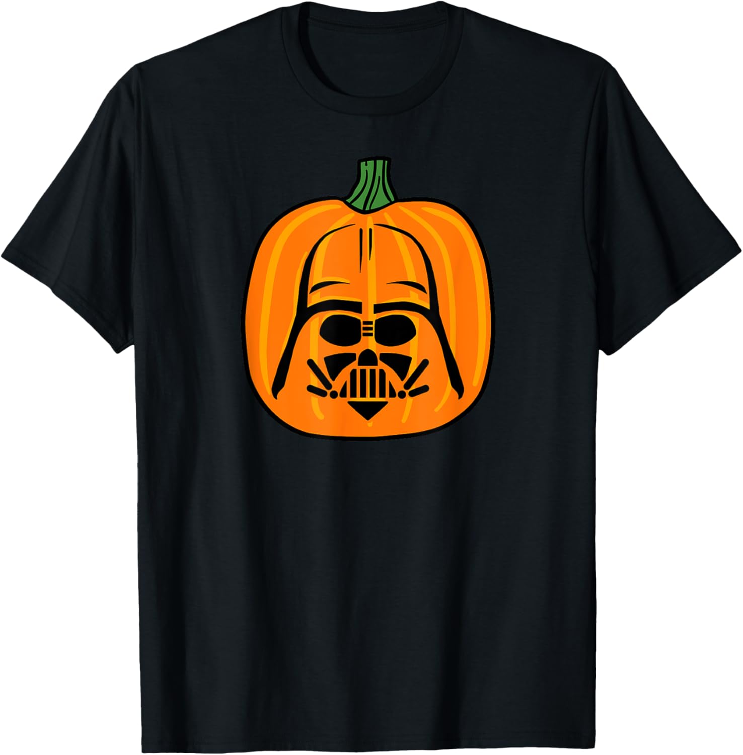 Darth Vader Pumpkin Jack O'Lantern T-Shirt for Star Wars Fans - 9