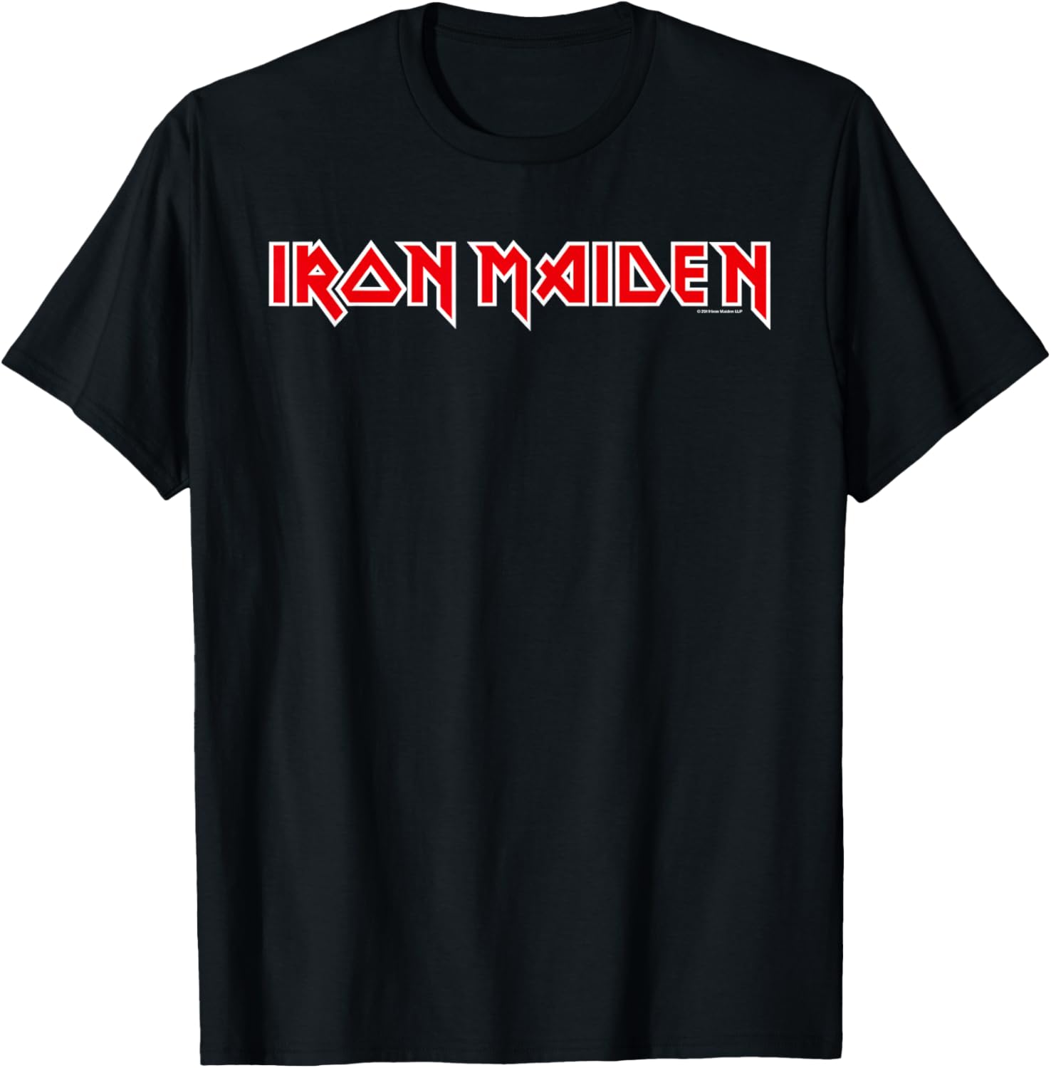 Iron Maiden Classic Logo T-Shirt for Fans of Iconic Rock Style - 1