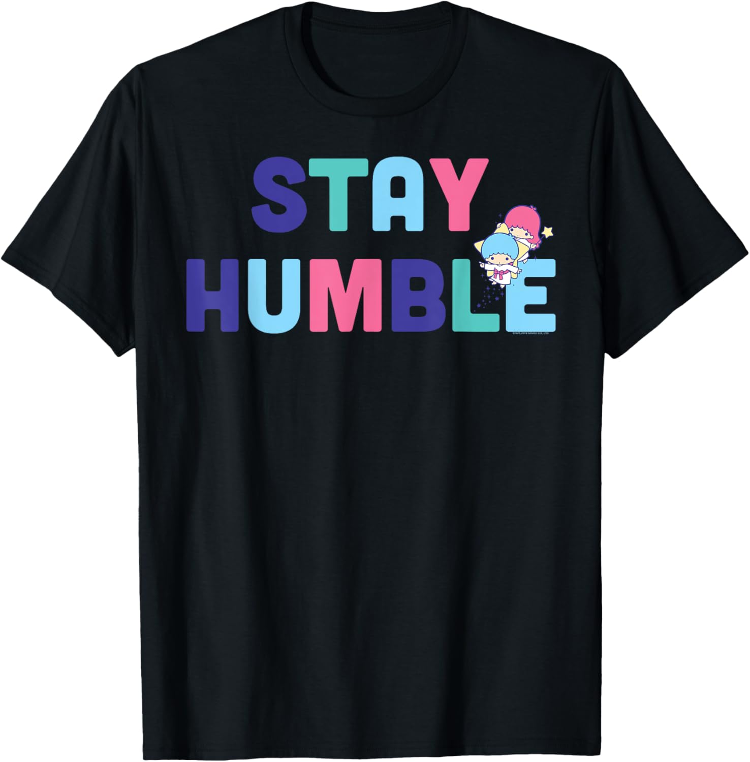 Little Twin Stars Stay Humble T-Shirt for Trendy Fashion Lovers - 7