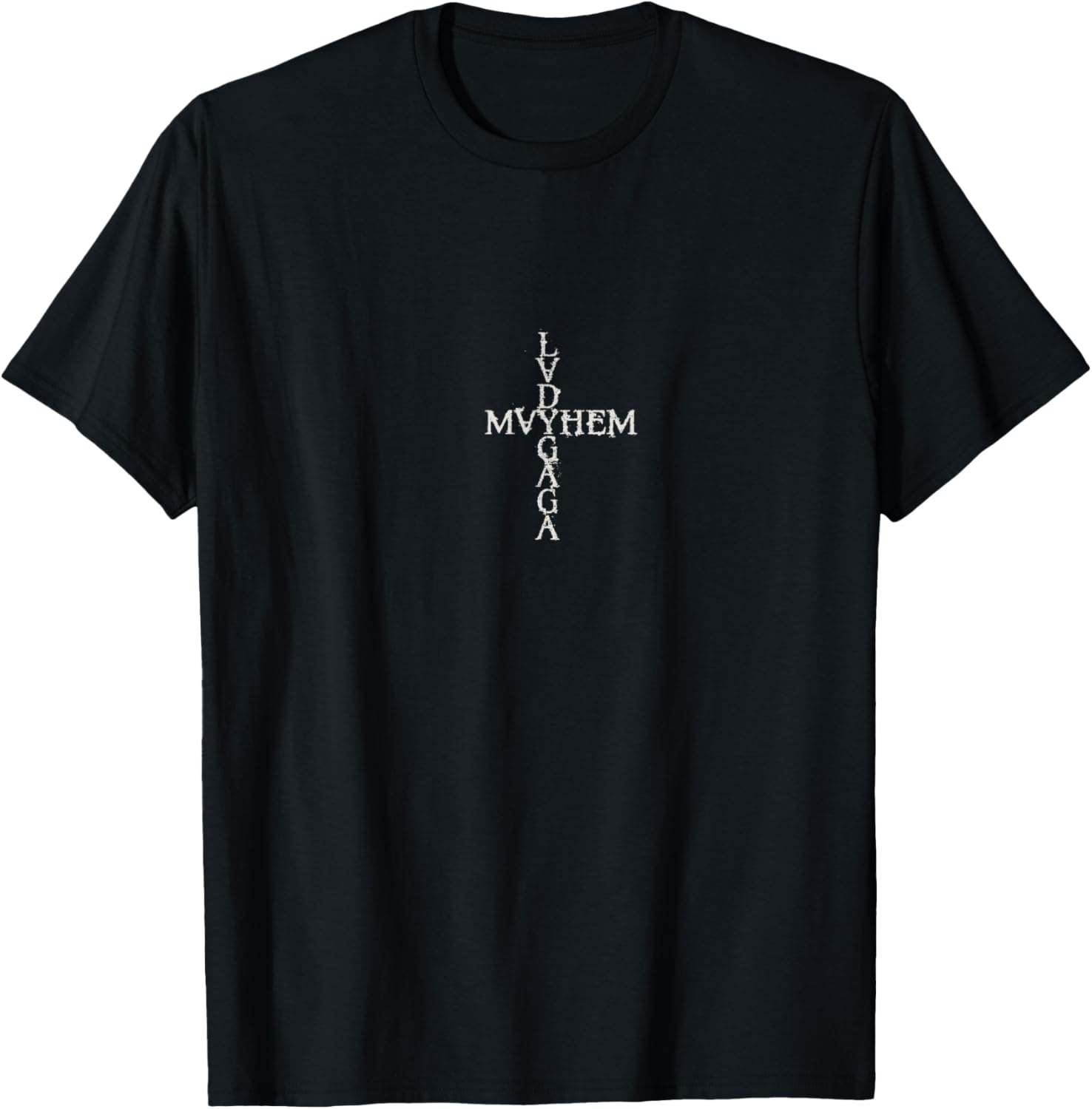 Official Lady Gaga Mayhem Cross T-Shirt for Music Fans and Fashion Lovers - 1