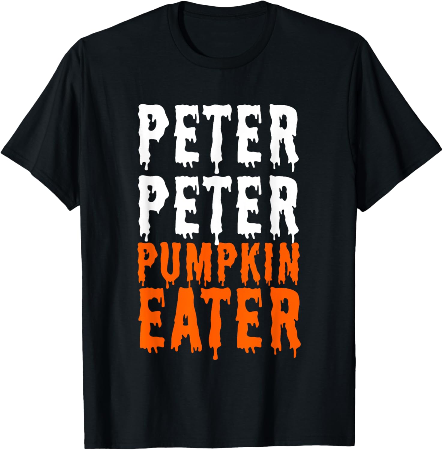 Peter Pumpkin Eater Halloween Costume T-Shirt for Couples and Men - 16