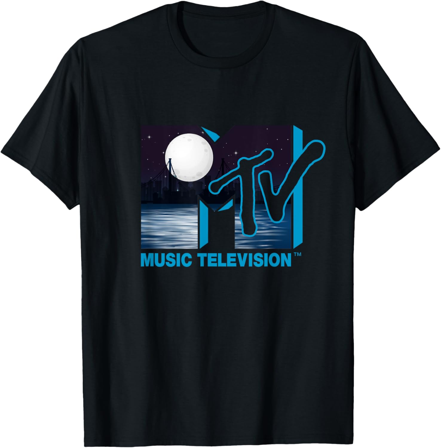 Mademark x MTV Full Moon City Logo T-Shirt - Stylish Graphic Tee - 11