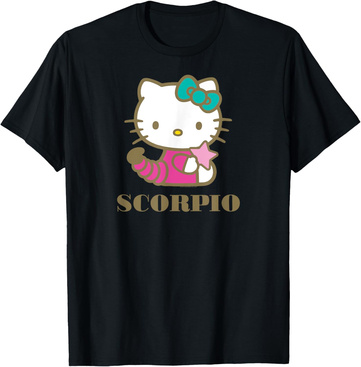Hello Kitty Scorpio Zodiac T-Shirt for Trendy Fans of Cute Fashion - 17