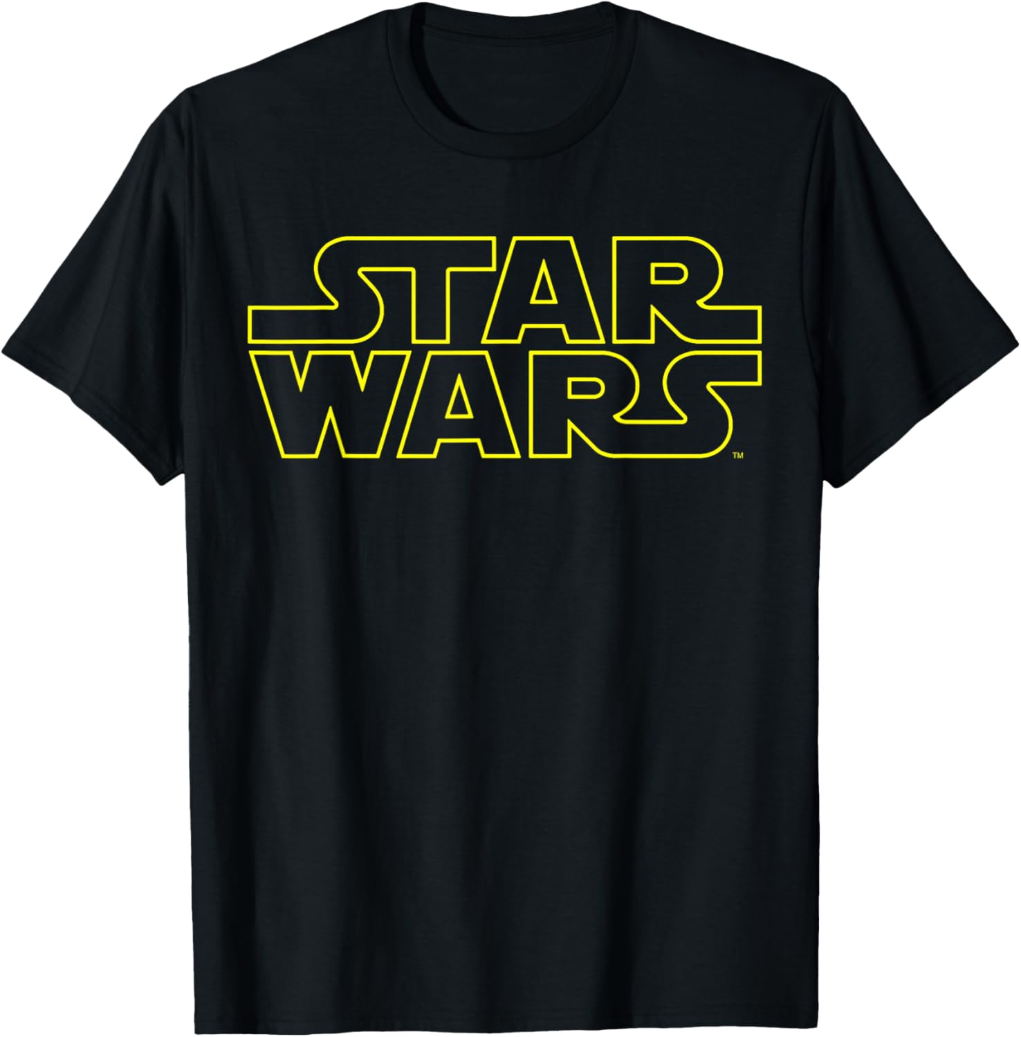 Star Wars Simple Title Logo T-Shirt for Fans | Disney+ Apparel - 11