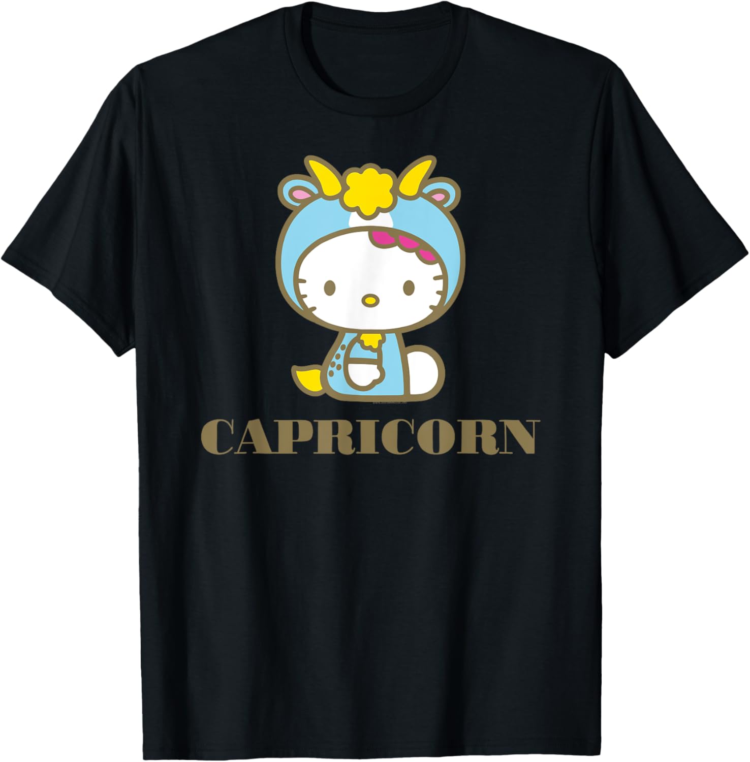 Hello Kitty Capricorn T-Shirt Cute Zodiac Sign Apparel for Fans - 15