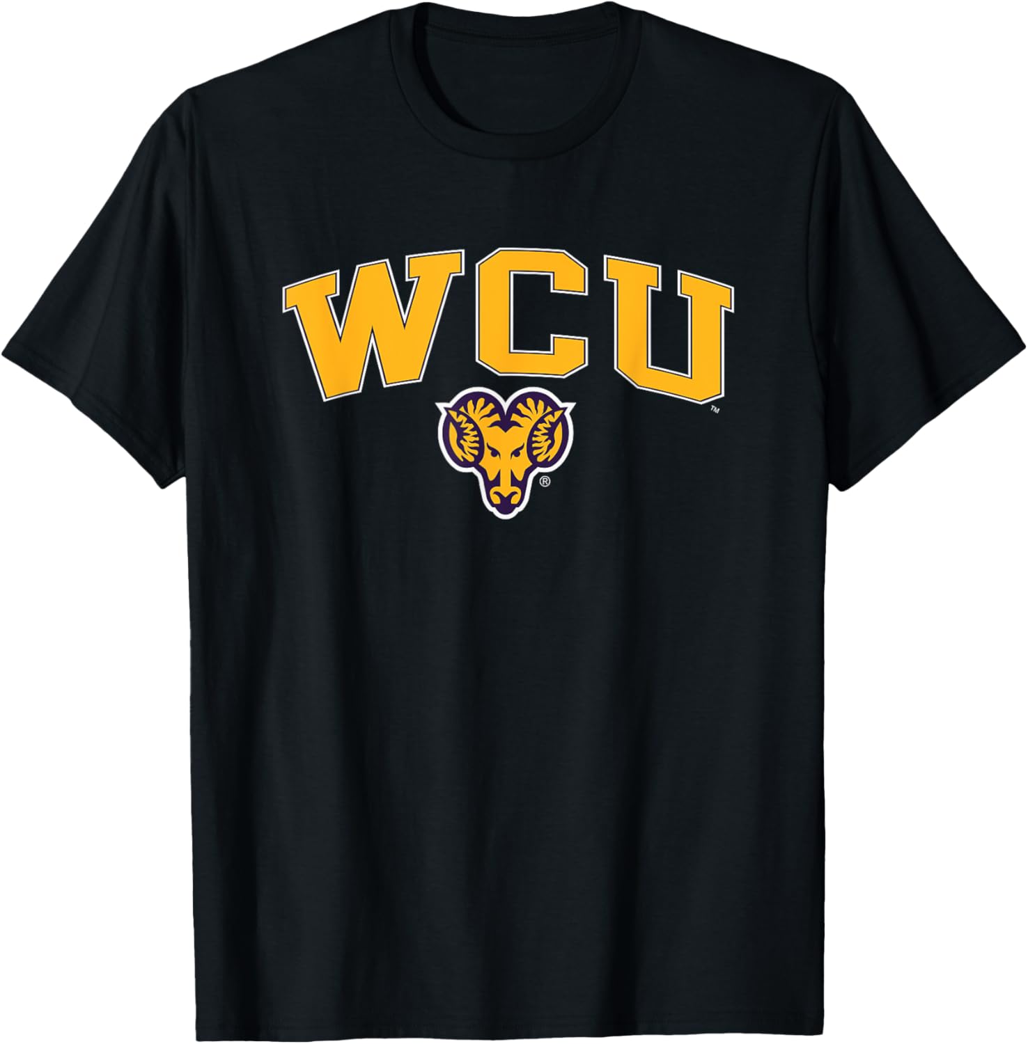West Chester Golden Rams Arch T-Shirt Officially Licensed Sports Apparel - 1