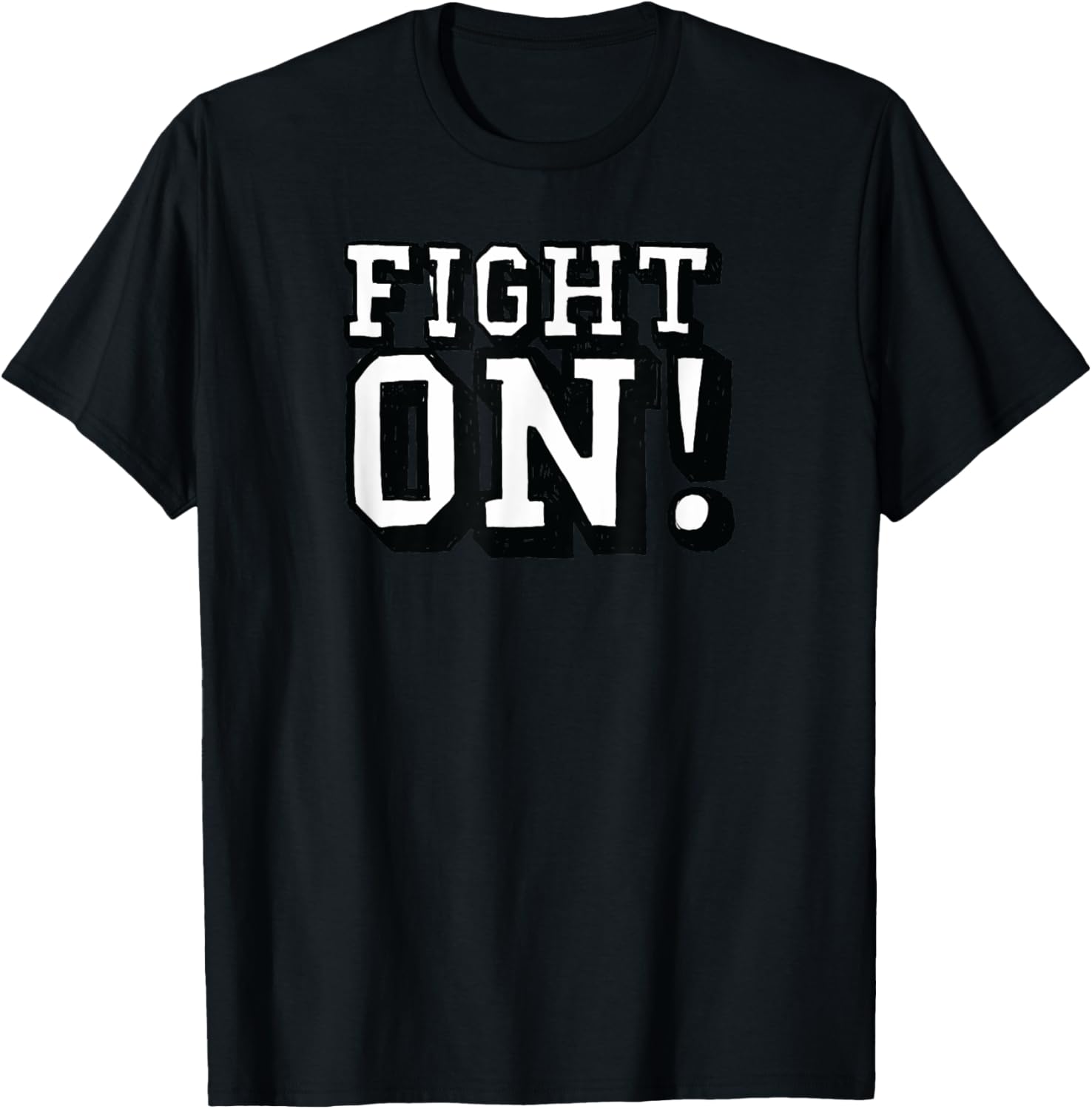 USC Black Cartoon Sketch Fight On T-Shirt for Sports Fans and Outdoors - 5
