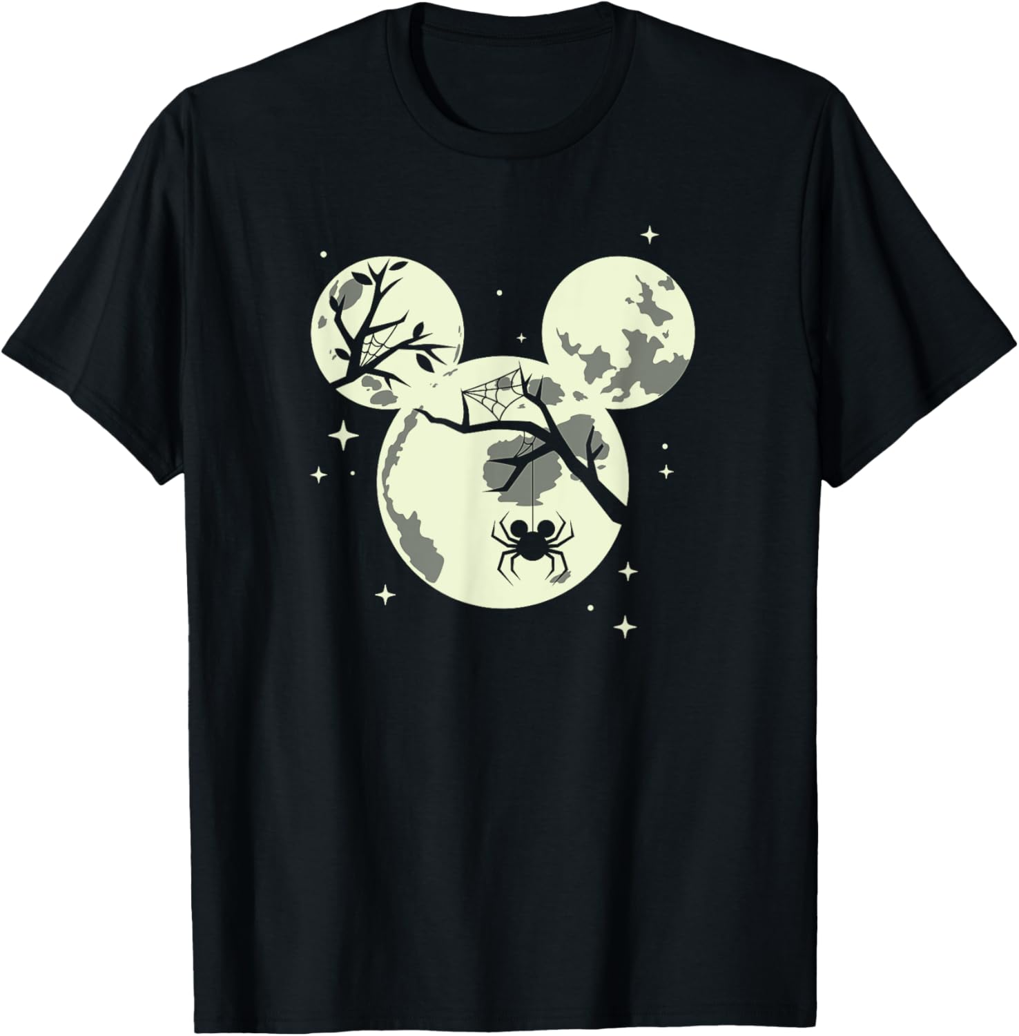 Disney Halloween Mickey Moon T-Shirt for Fun Spooky Style - 3