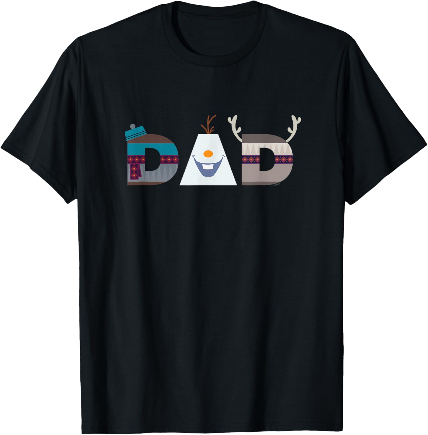 Disney Frozen Olaf Sven Kristoff Dad T-Shirt for Father's Day Birthday - 6