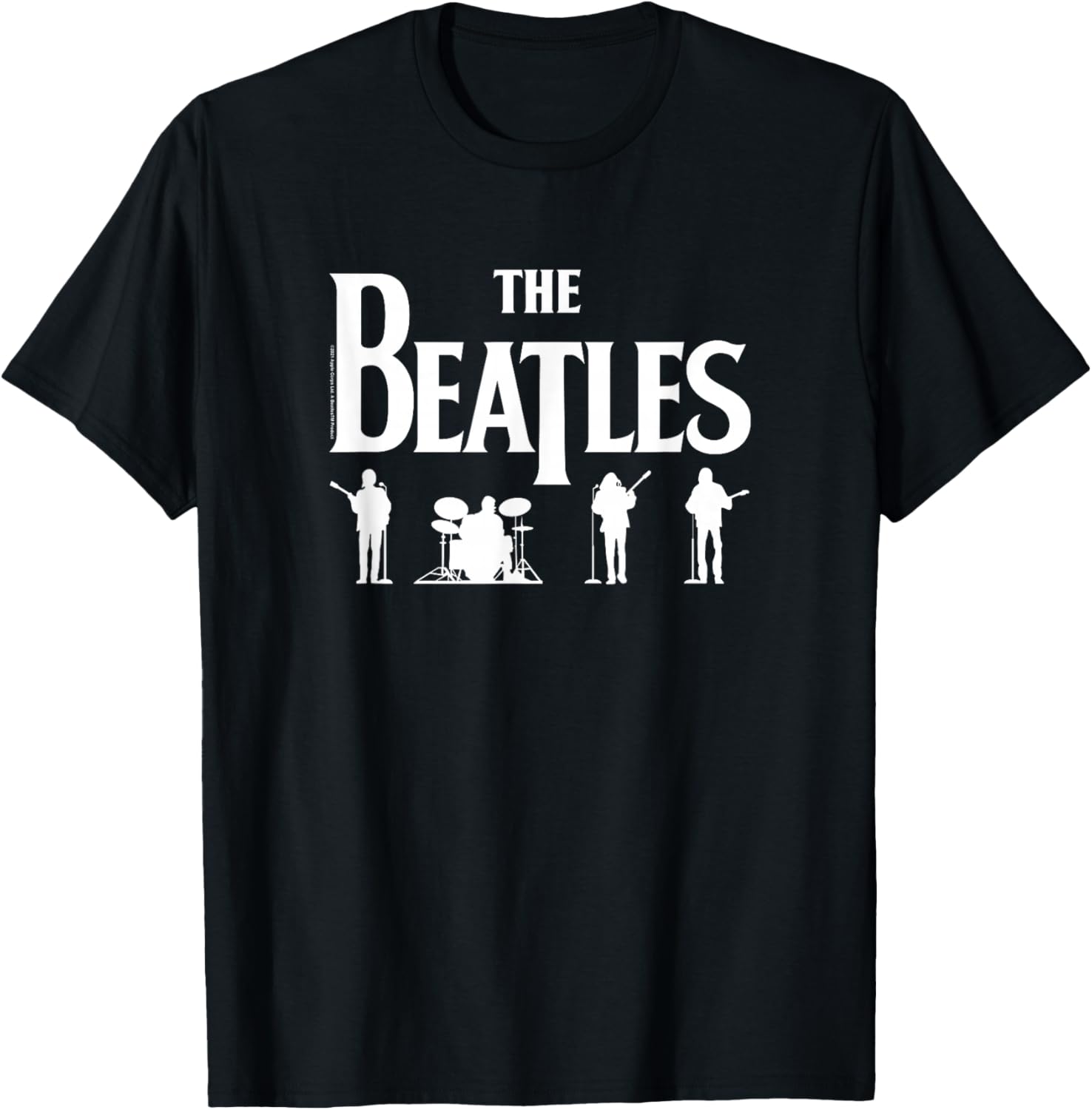 The Beatles Let It Be Light Silhouettes T-Shirt for Music Lovers - 1