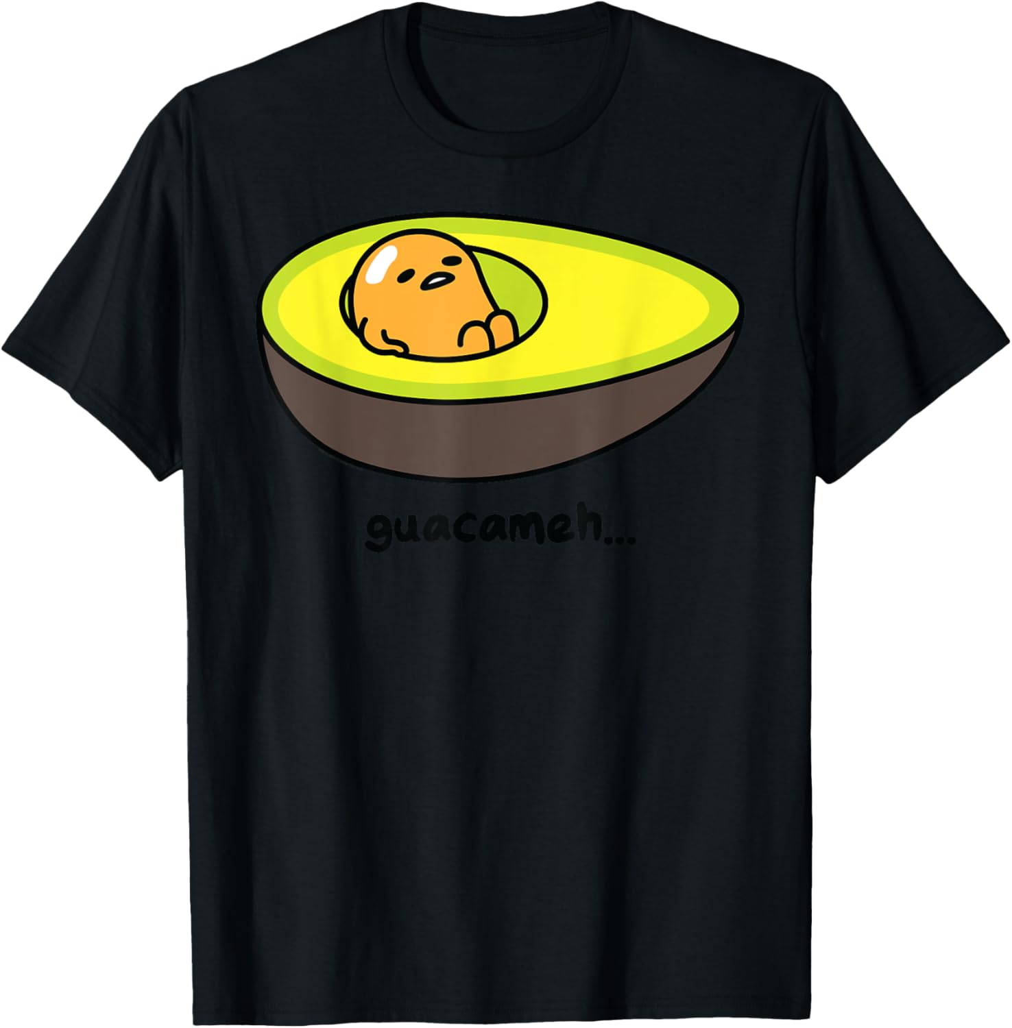Gudetama Guacamole T-Shirt Cute Avocado Graphic Tee for Food Lovers - 11