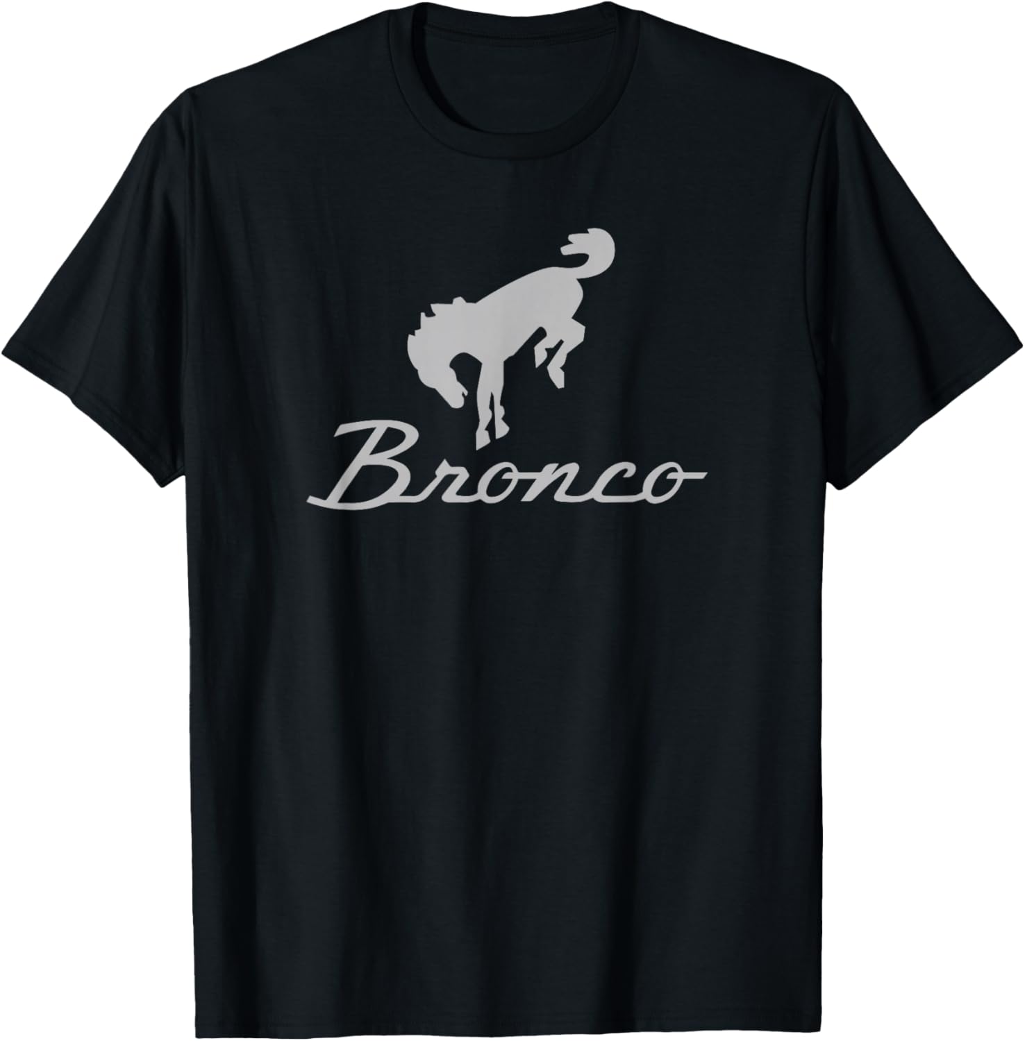 Ford Bronco Gray Logo T-Shirt for Stylish Outdoor Adventures - 11