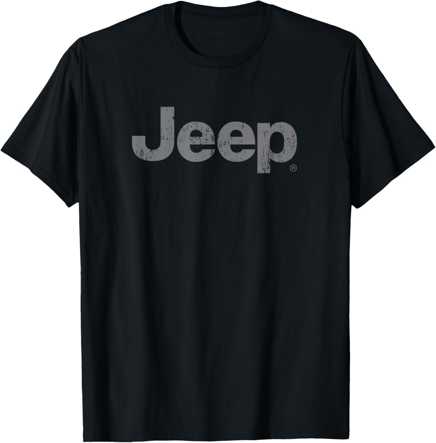 Jeep Iconic Distressed Logo T-Shirt for Adventurous Style Lovers - 1