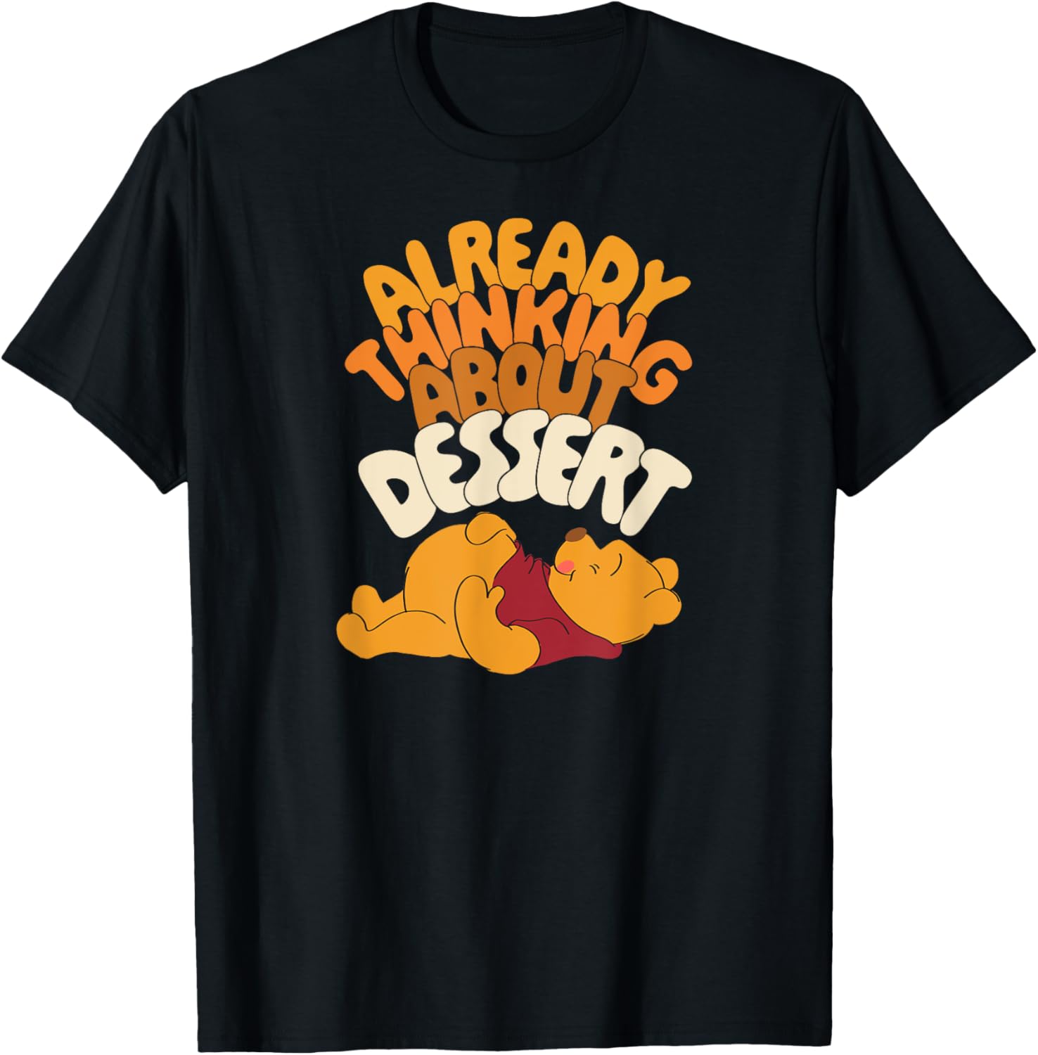 Winnie the Pooh Thanksgiving Dessert T-Shirt for Cozy Family Gatherings - 5