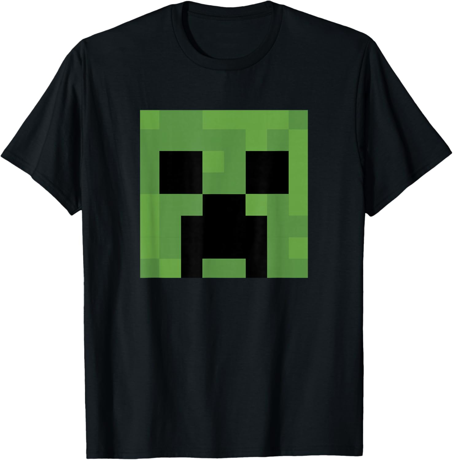 Minecraft Creeper Big Face T-Shirt for Gamers and Fans of All Ages - 2