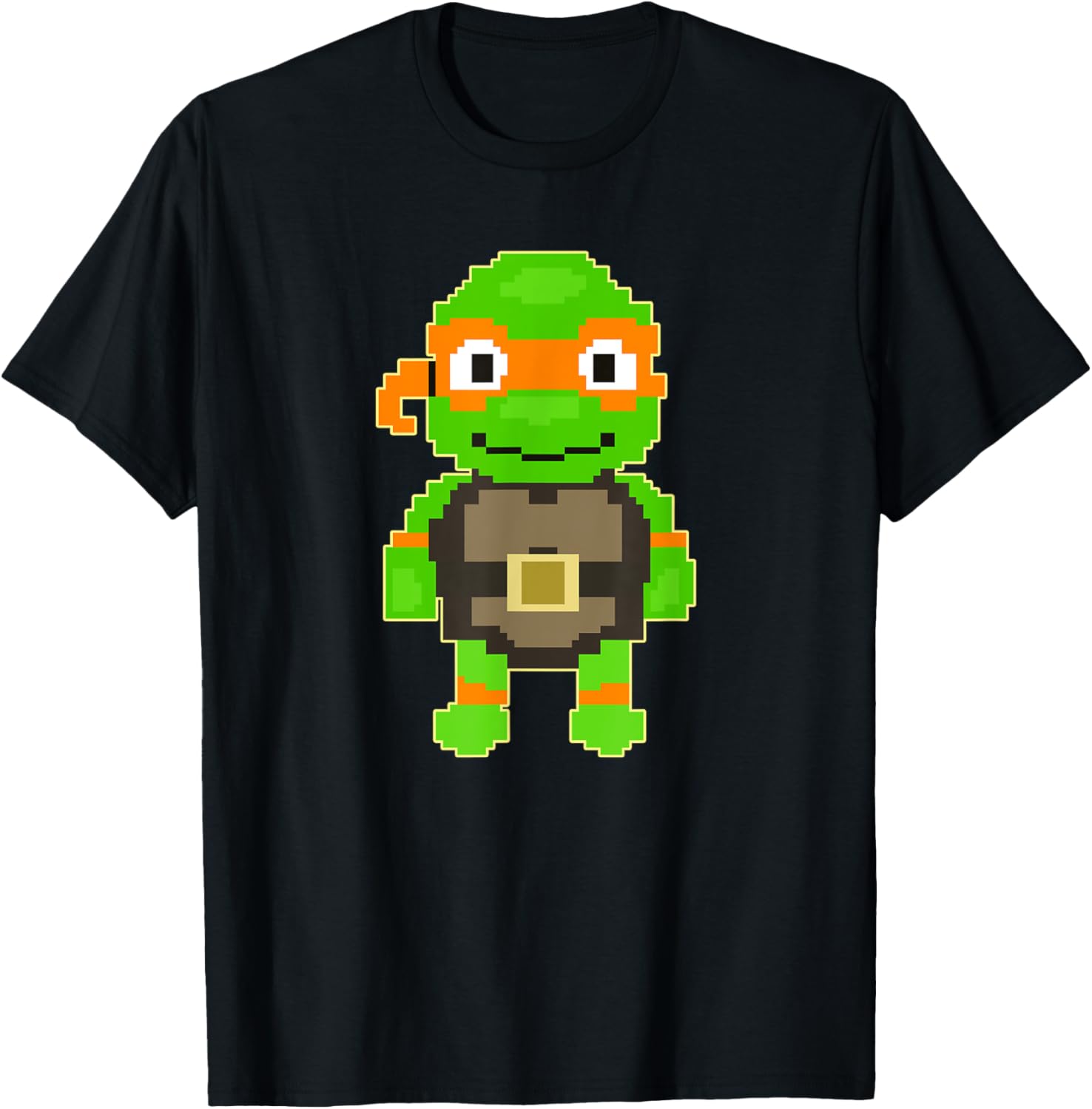 Mademark Michelangelo Pixel Art T-Shirt for Teenage Mutant Ninja Turtles - 3